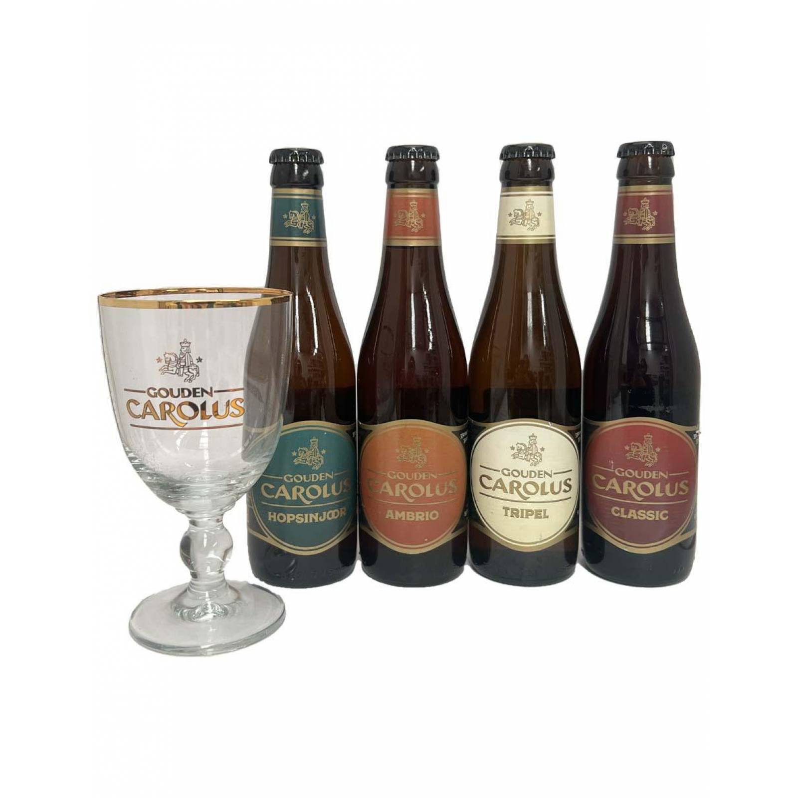 Four Pack Cerveza Gouden Carolus 330 Ml Con Vaso