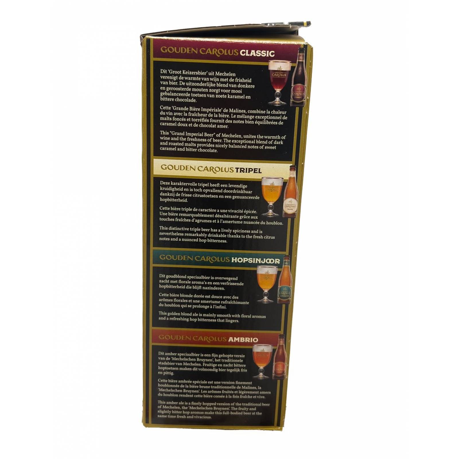 Four Pack Cerveza Gouden Carolus 330 Ml Con Vaso