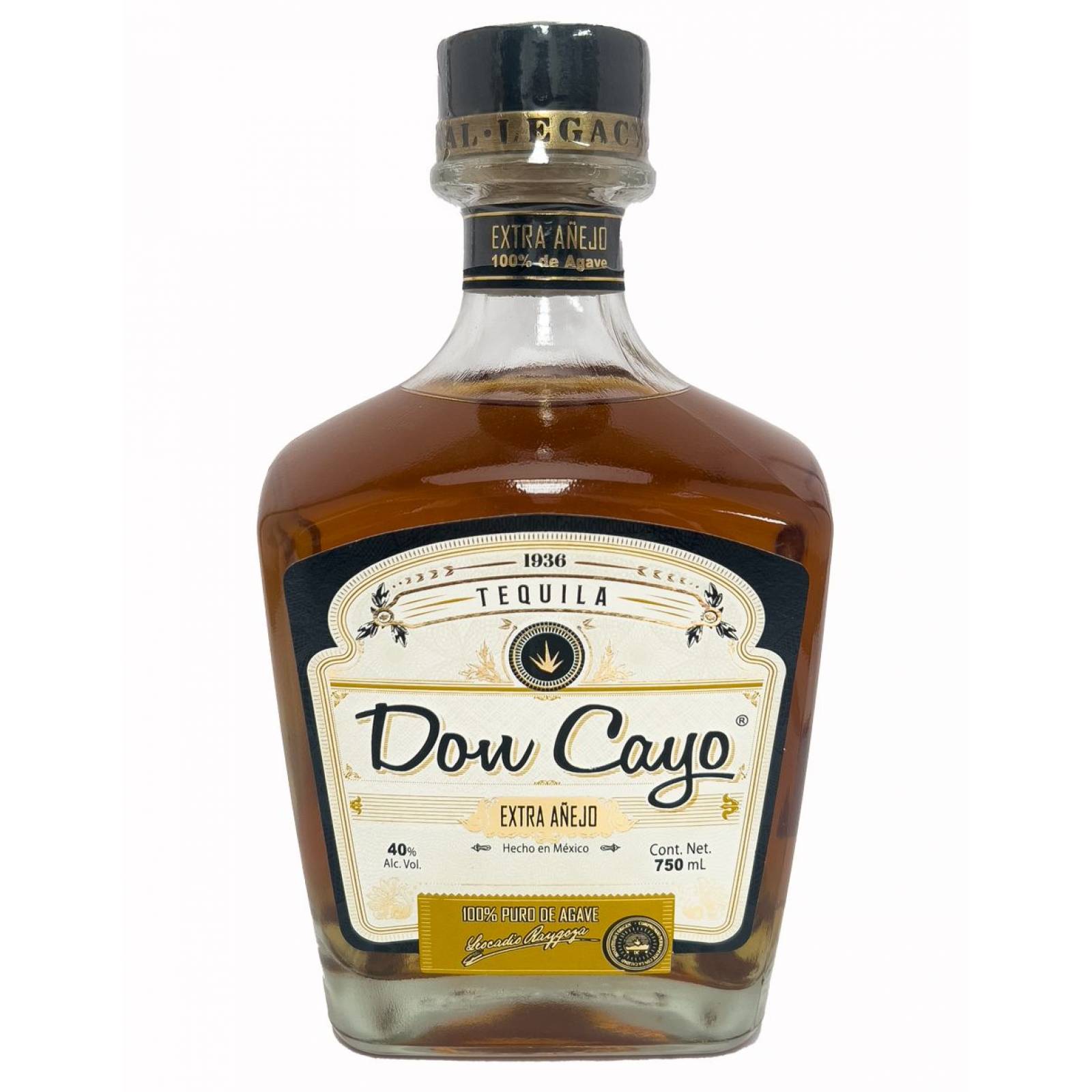 Tequila Don Cayo Extra Añejo 750 ml