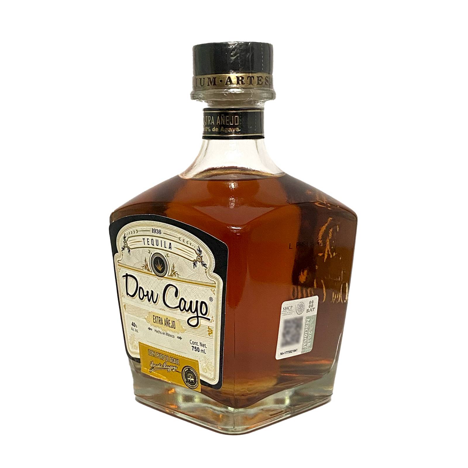 Tequila Don Cayo Extra Añejo 750 ml