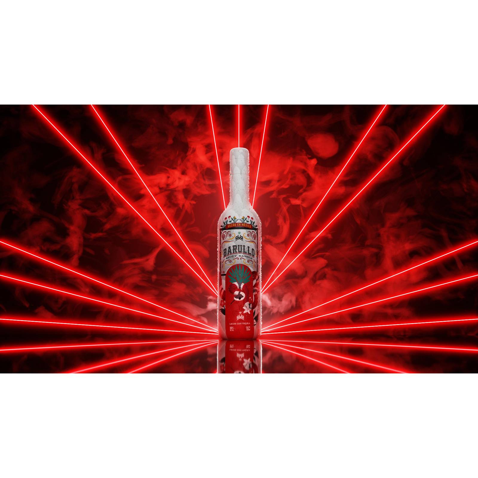 Five Pack Licor con Tequila Barullo Spicy Sandía 750 Ml