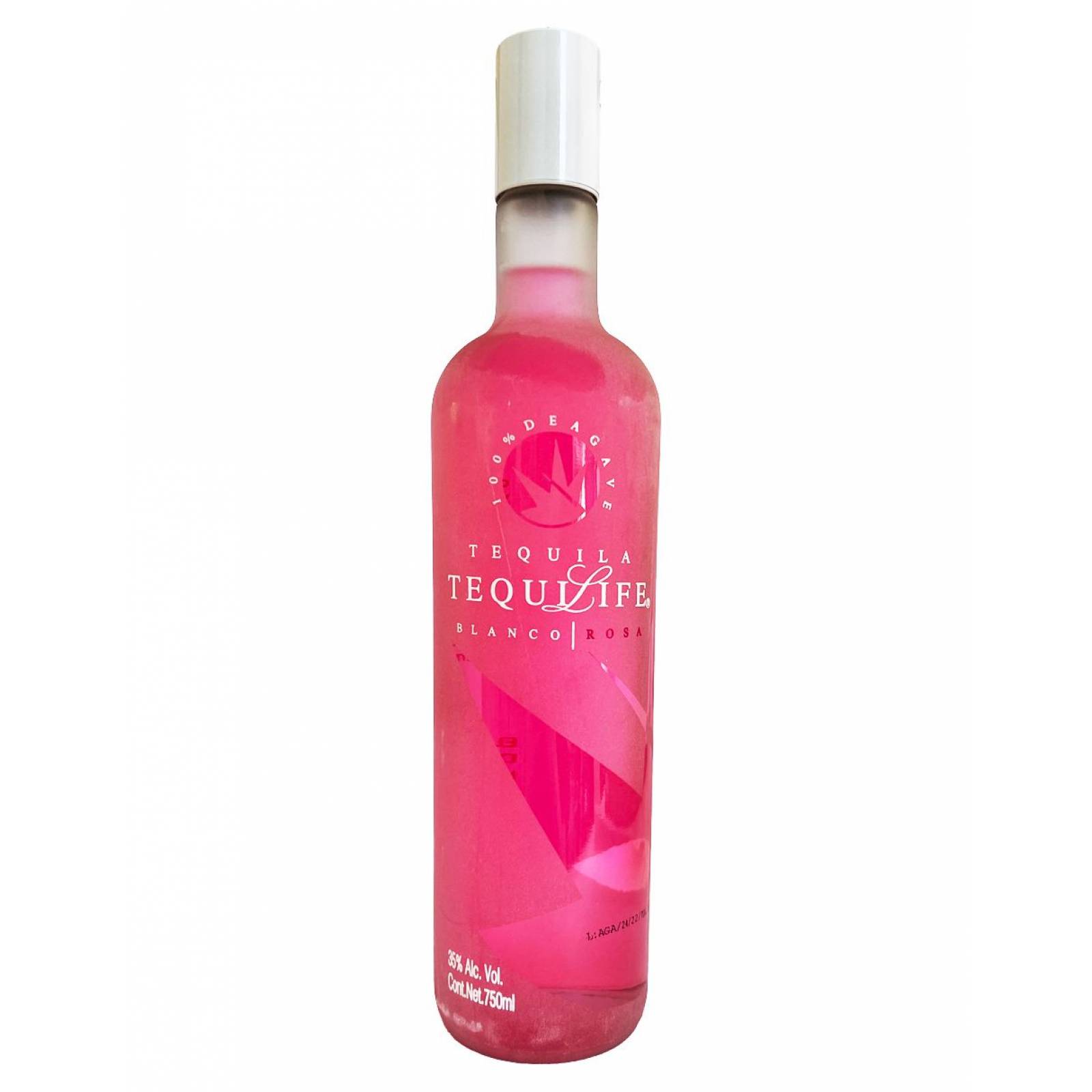 Tequila Tequilife Blanco Rosa 750 Ml Con 50 Ml