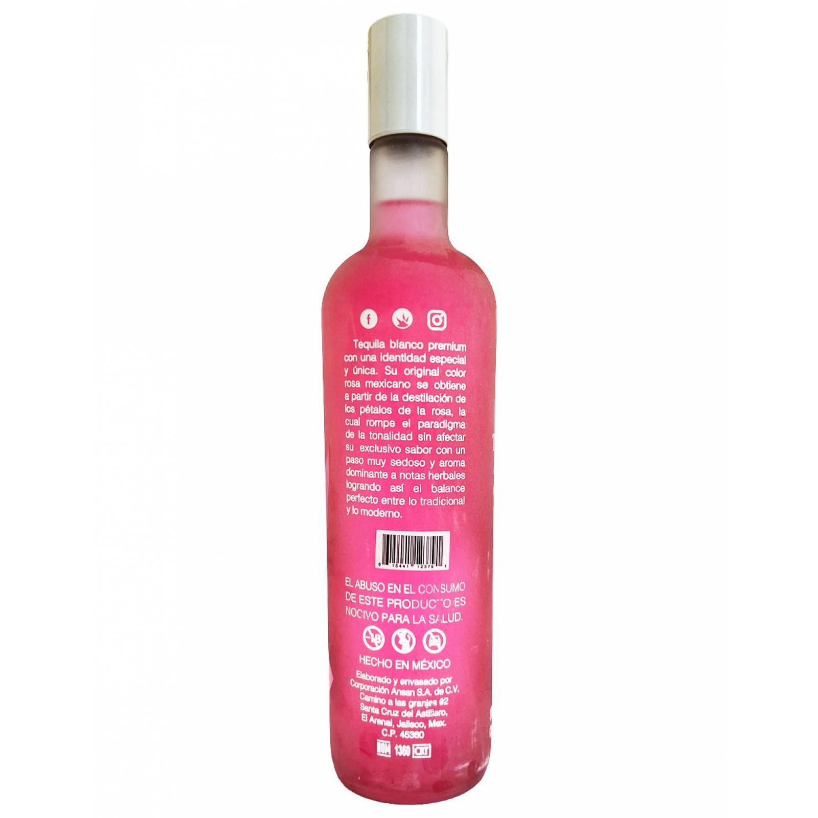 Tequila Tequilife Blanco Rosa 750 Ml Con 50 Ml