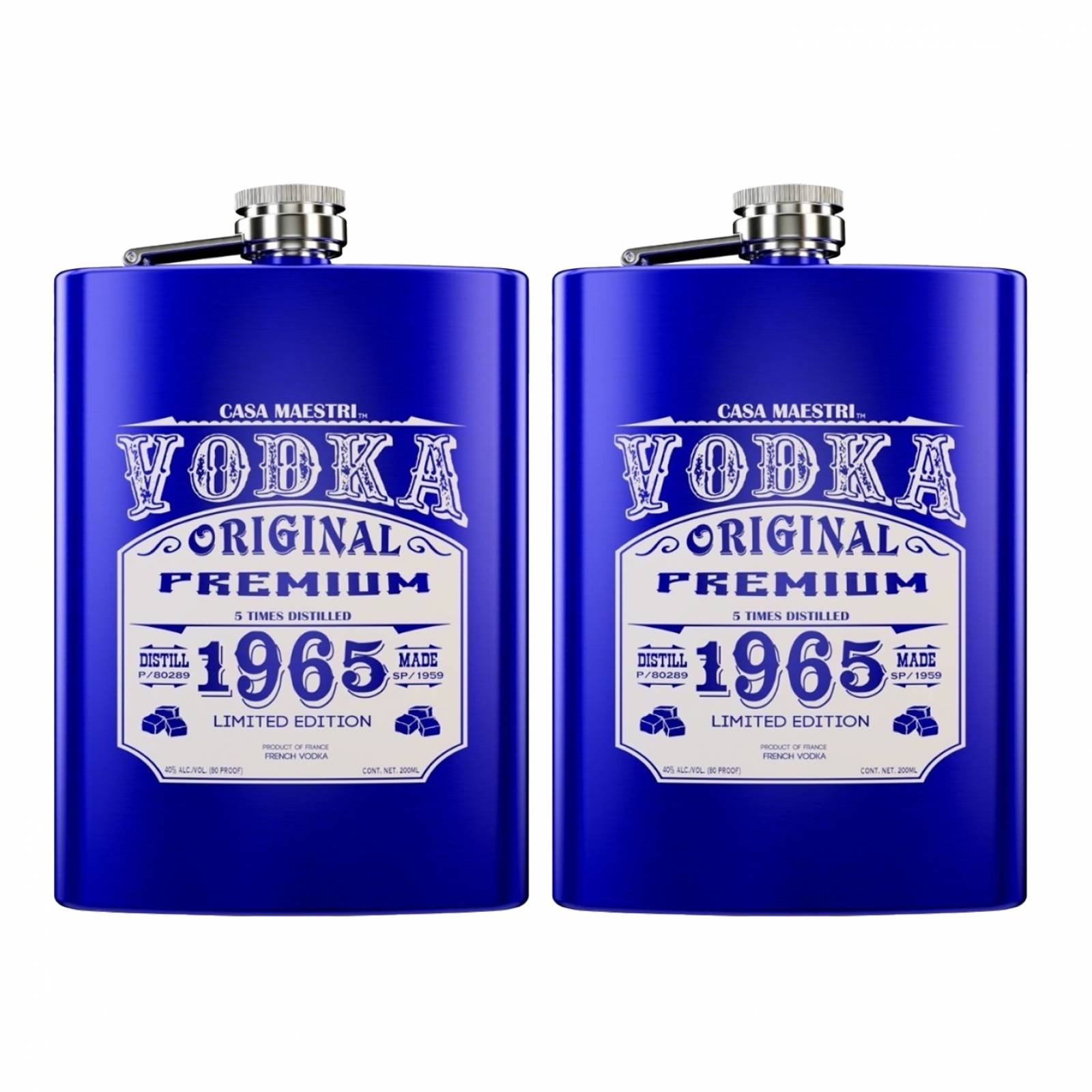 Duo Pack Vodka Ánfora Casa Maestri 200ml