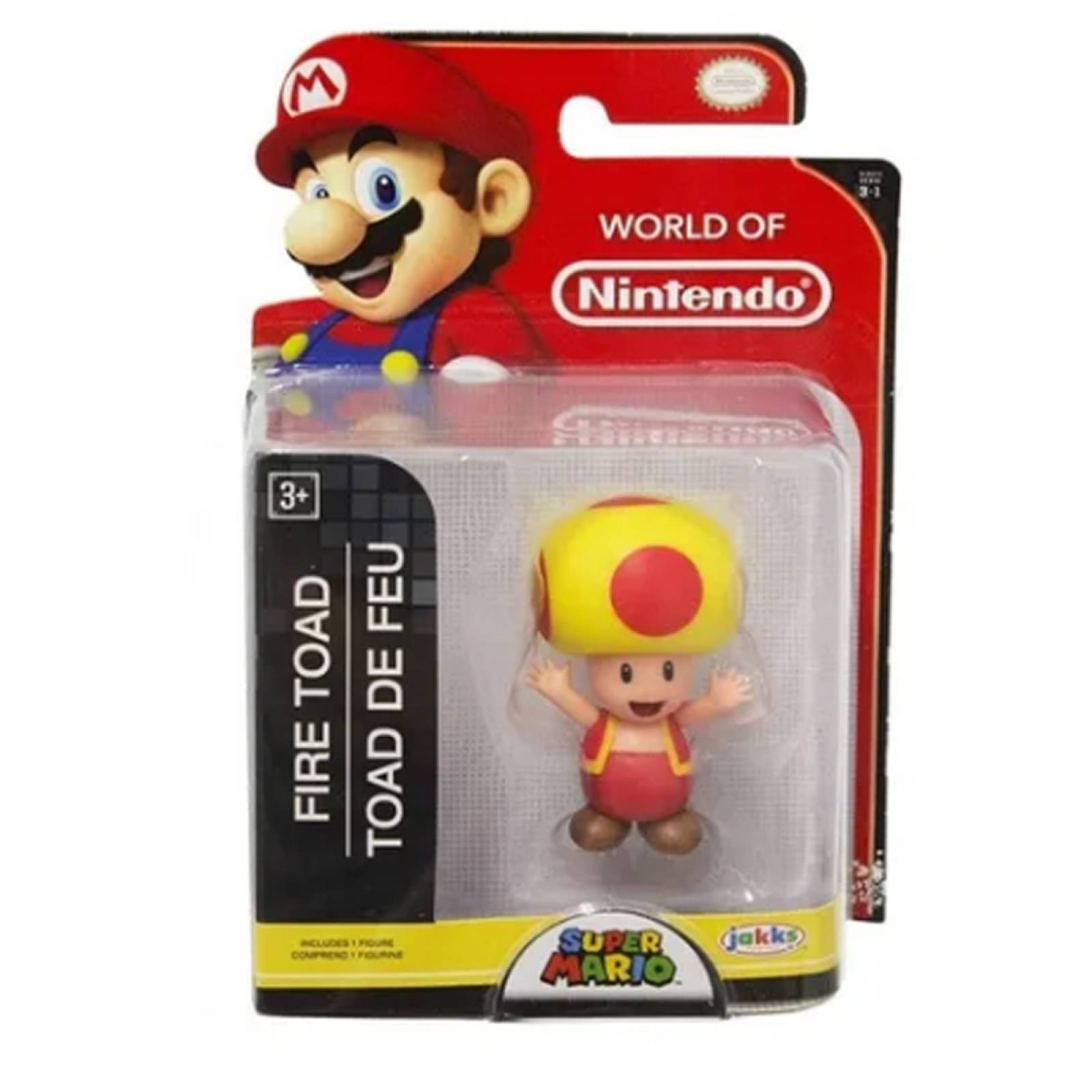 Super Mario World Of Nintendo Fire Toad Nuevo 5130