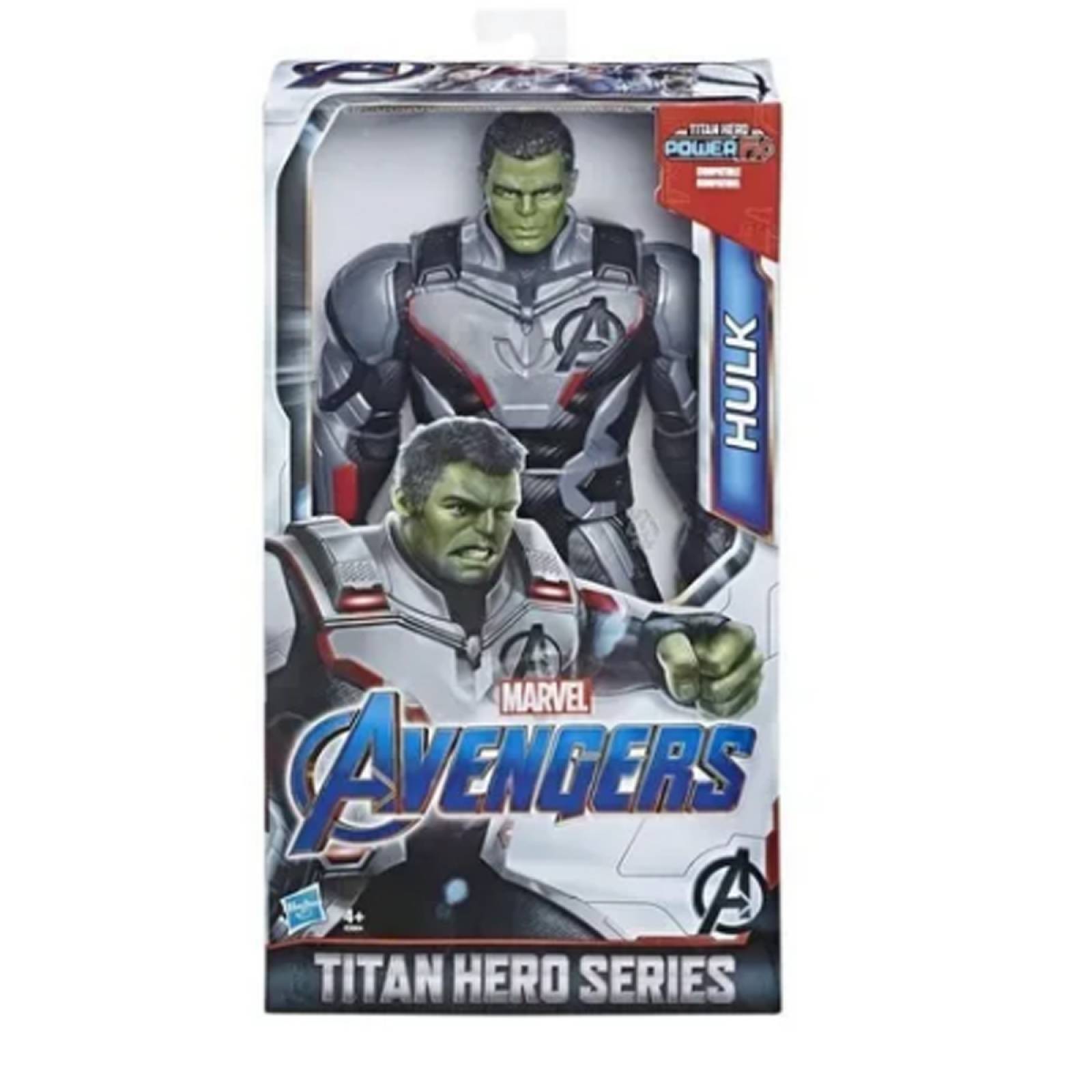 Figura Marvel Avengers Titan Hero Hulk Deluxe De 30 Cm – Lanzador Blast Gear Compatible, Diseño Inspirado En Los Cómics, Juguete De Acción Para Niños A Partir De 4 Años