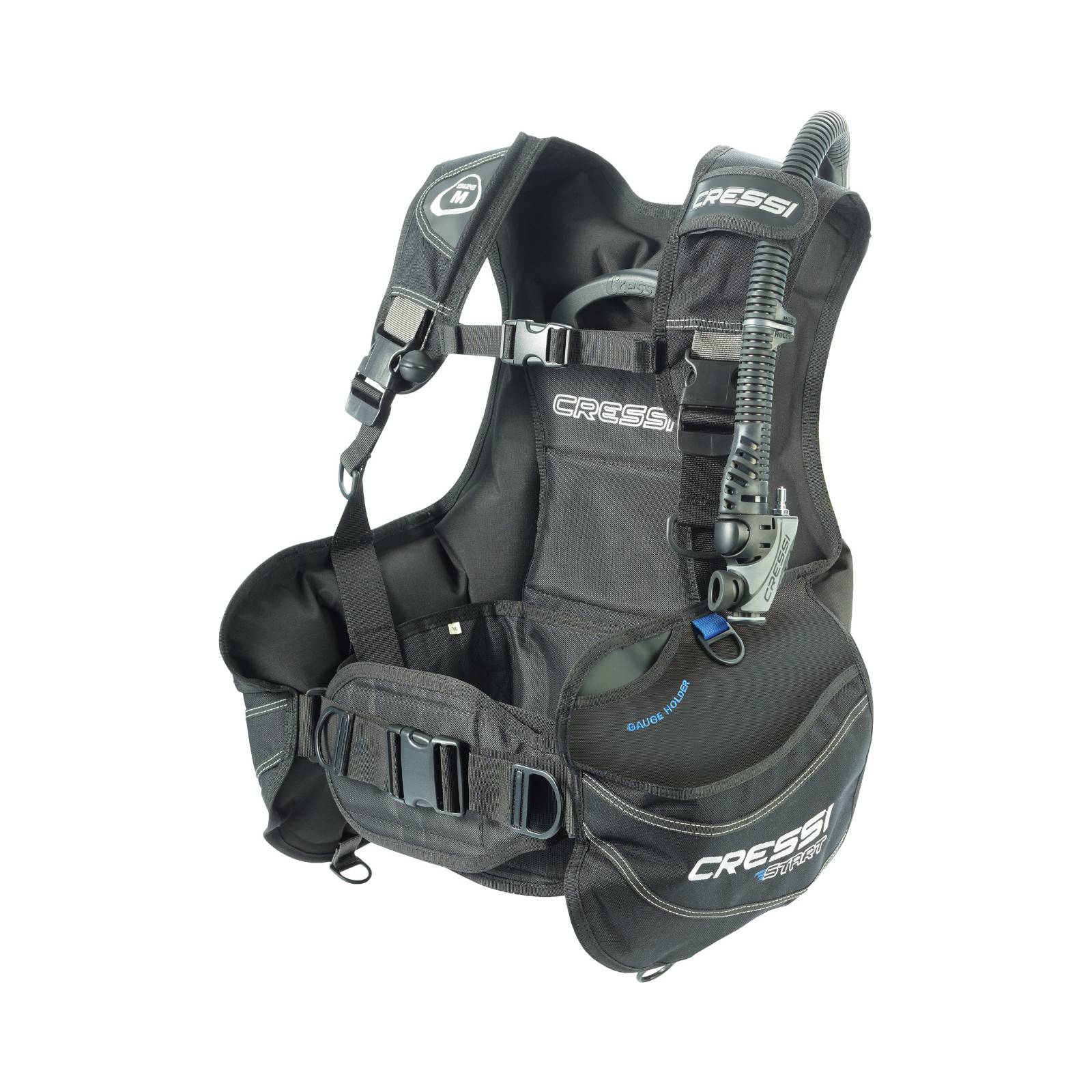 Chaleco BCD CRESSI Start Negro/Azul Para Buceo Técnico