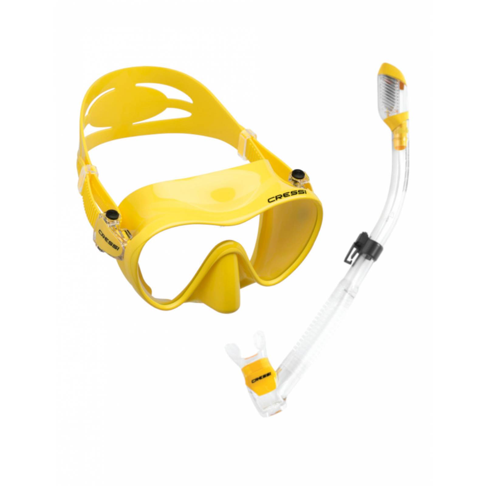 CRESSI F1 Dry Set Premium Schnorchelset - Hochwertiges Set Für Schnorchler & Taucher