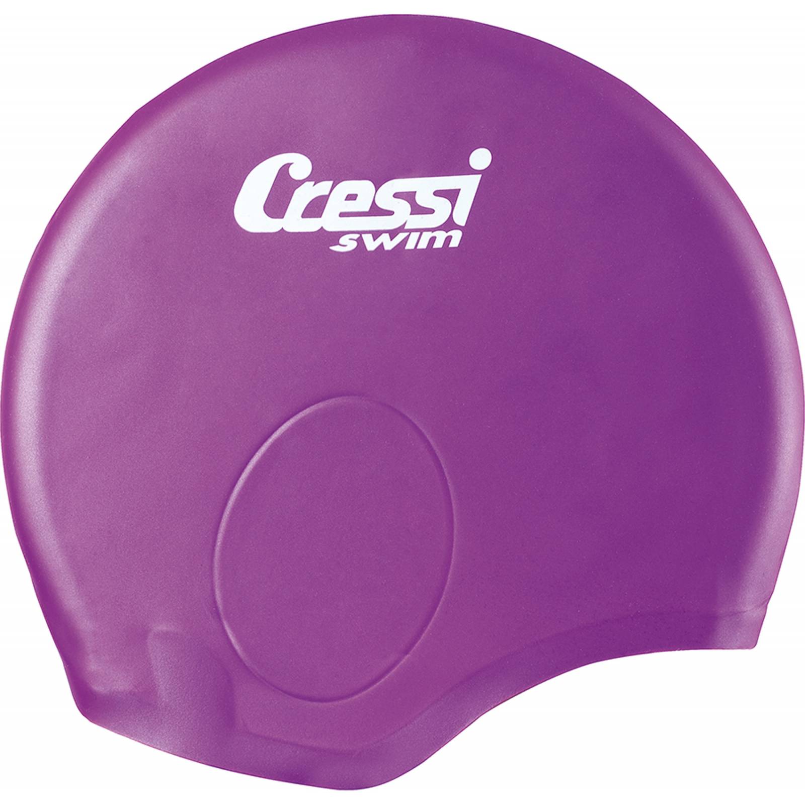 Gorro De Natación Cressi Tago Spandex - Unisex Adulto, Talla única, Naranja/blanco, Secado Rápido