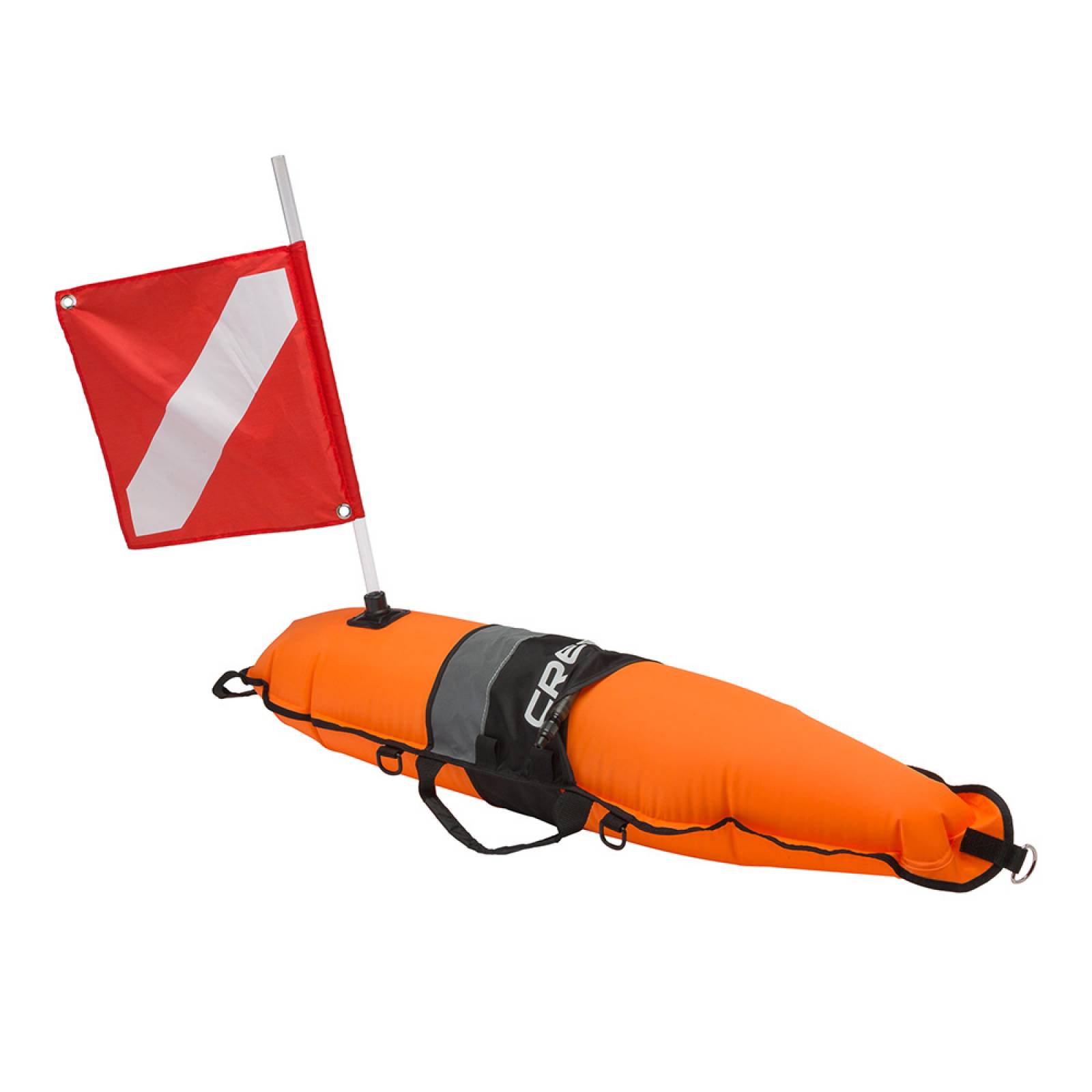 Boya de señalización CRESSI Torpedo Pro Para Buceo Naranja