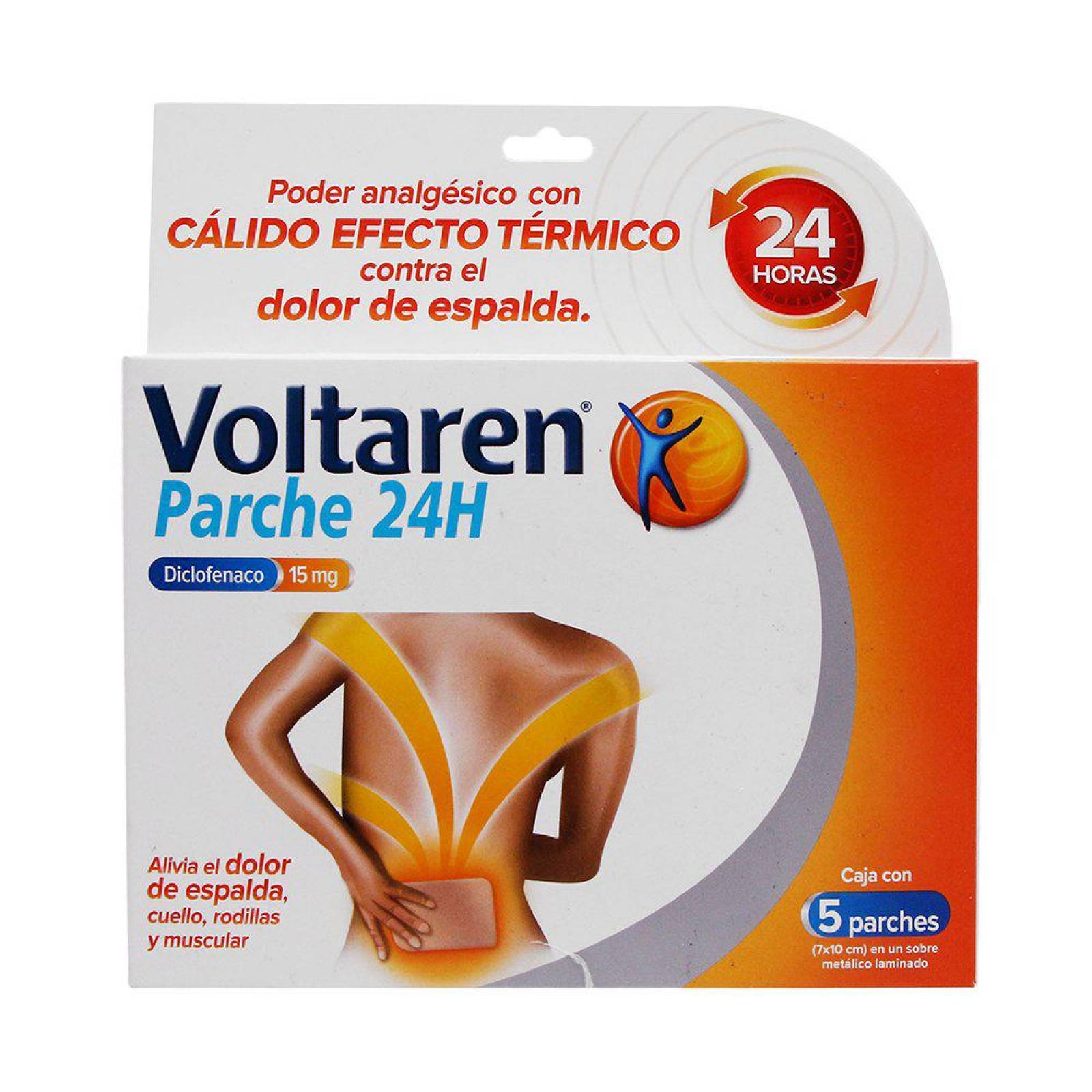 Voltaren Diclofenaco Parches Chicos 5 Parches