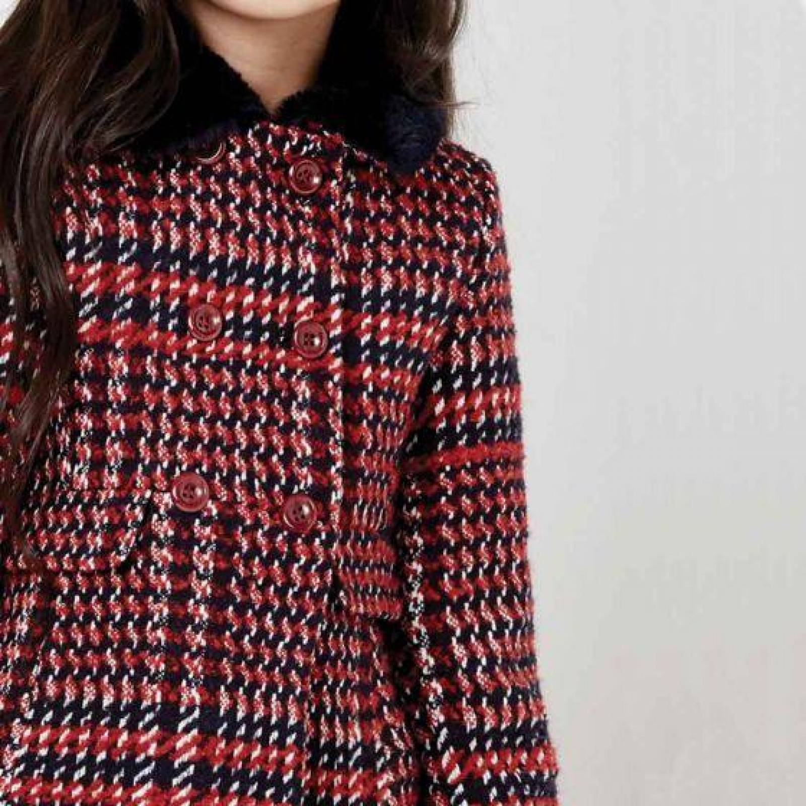 Abrigo abrigadora niña rojo Pink By Price Shoes modelo 2830