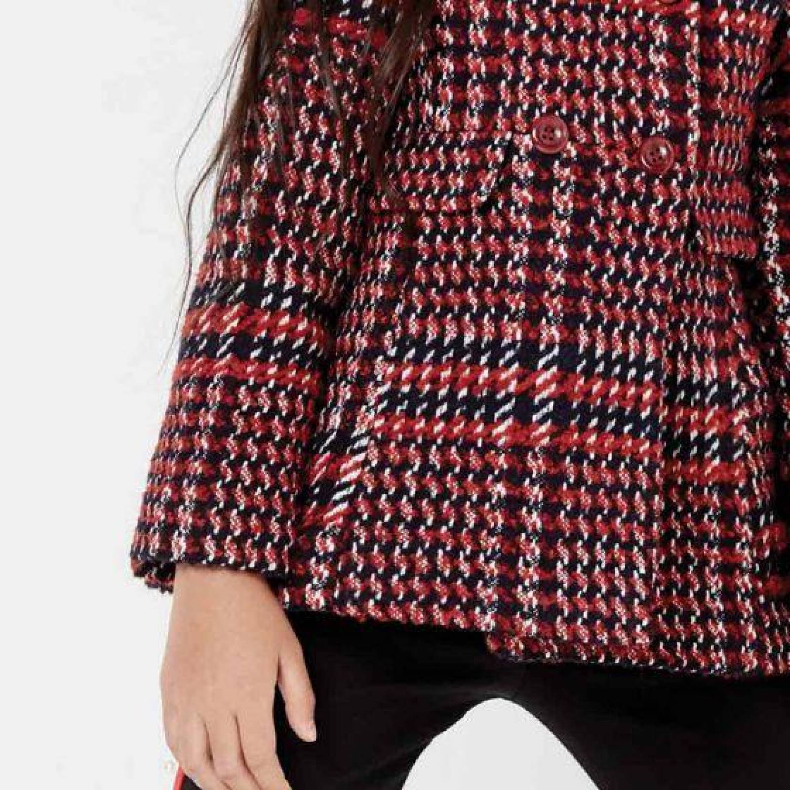 Abrigo abrigadora niña rojo Pink By Price Shoes modelo 2830