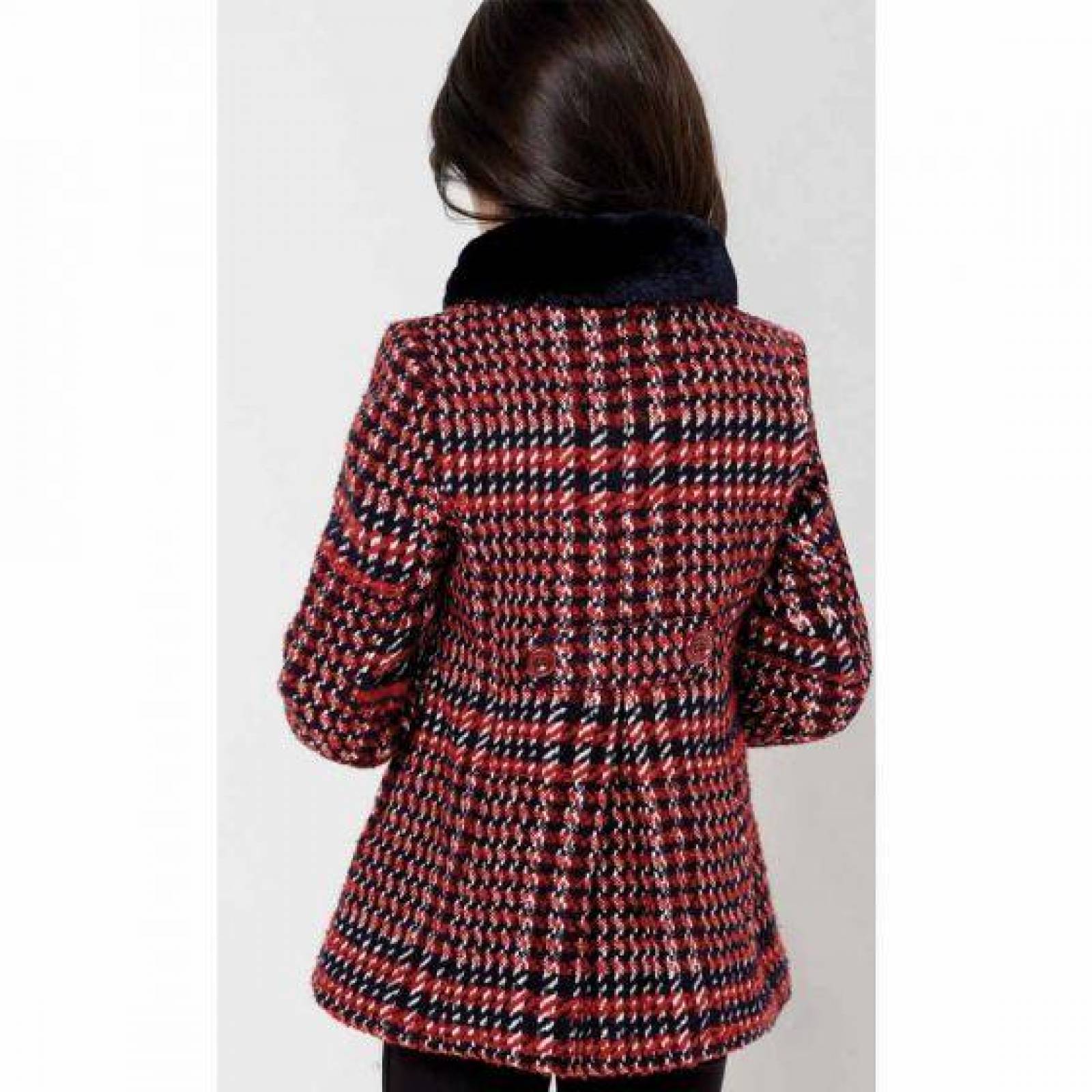 Abrigo abrigadora niña rojo Pink By Price Shoes modelo 2830