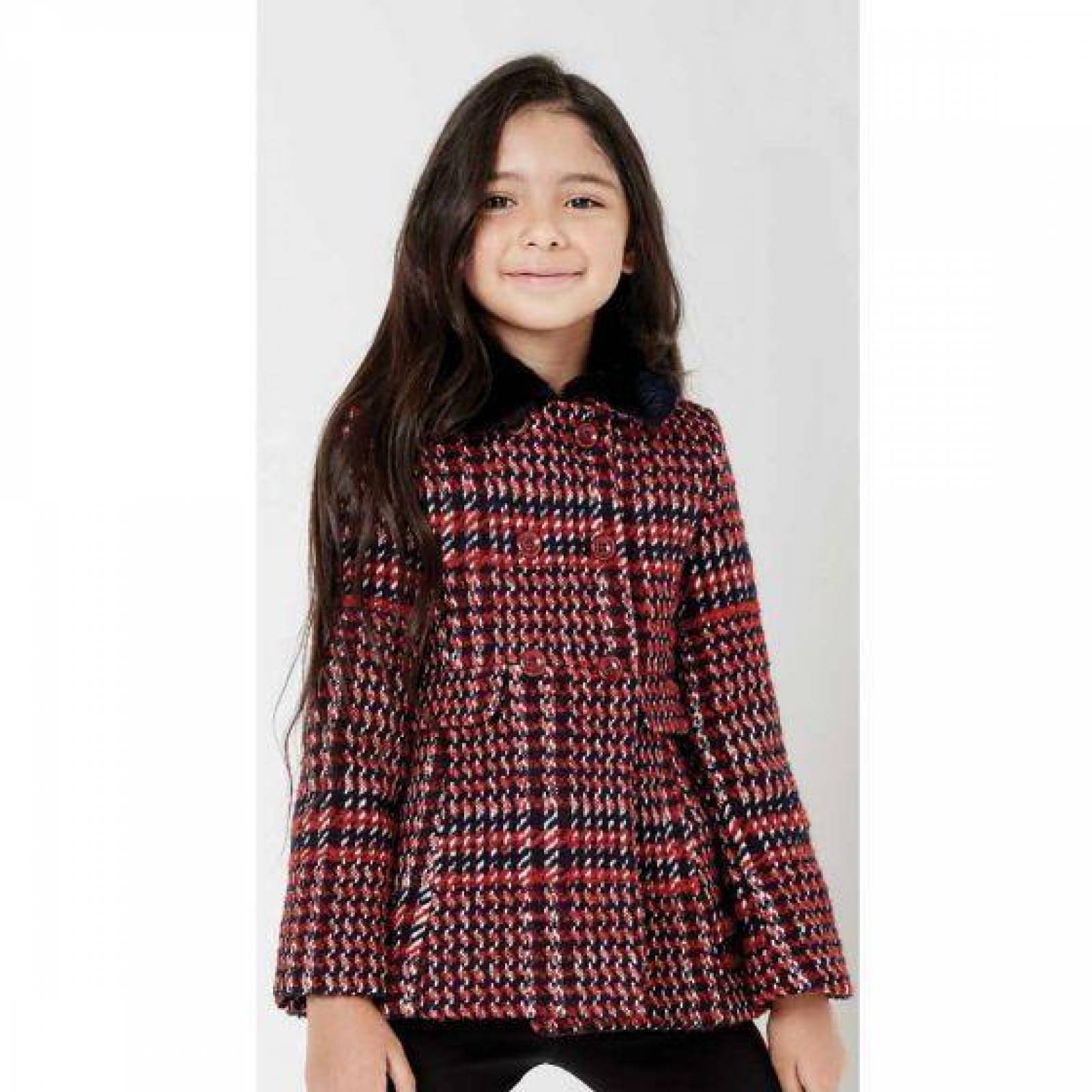 Abrigo abrigadora niña rojo Pink By Price Shoes modelo 2830