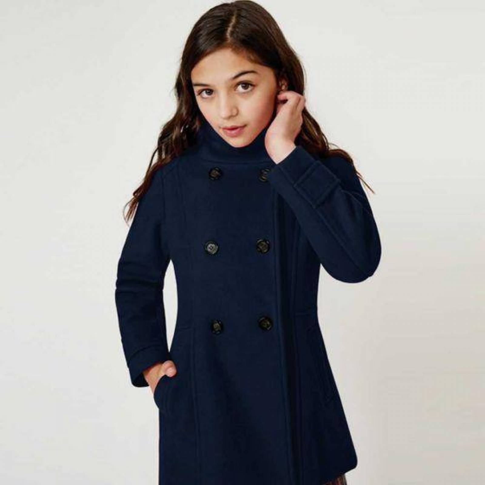 Abrigo abrigadora niña azul marino Pink By Price Shoes modelo 02CN