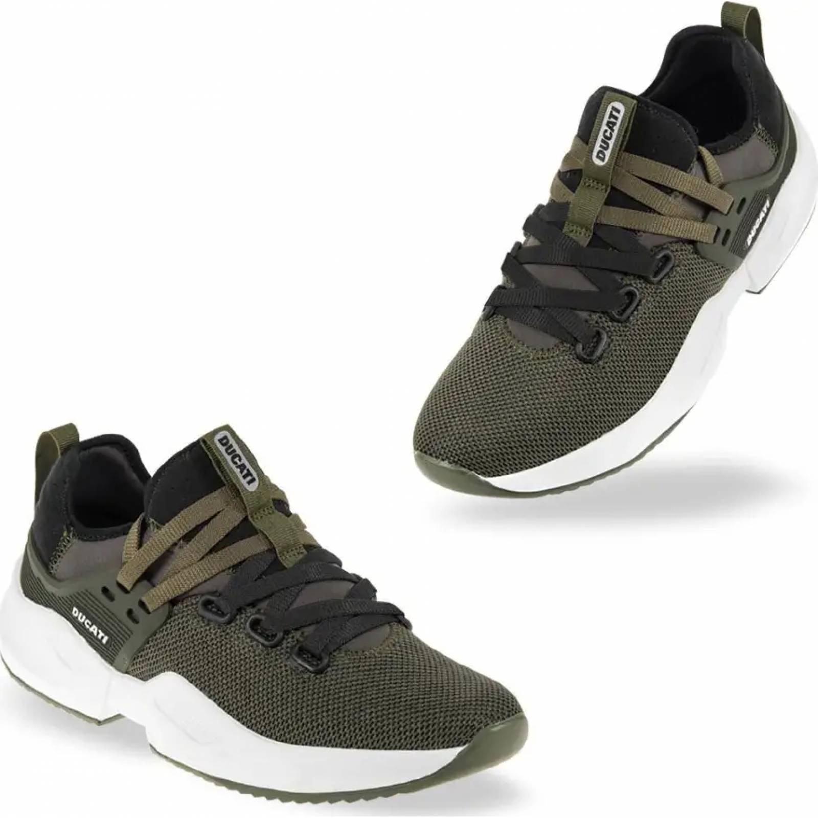 Choclo tenis casual urbano caballero verde olivo Ducati modelo 8468