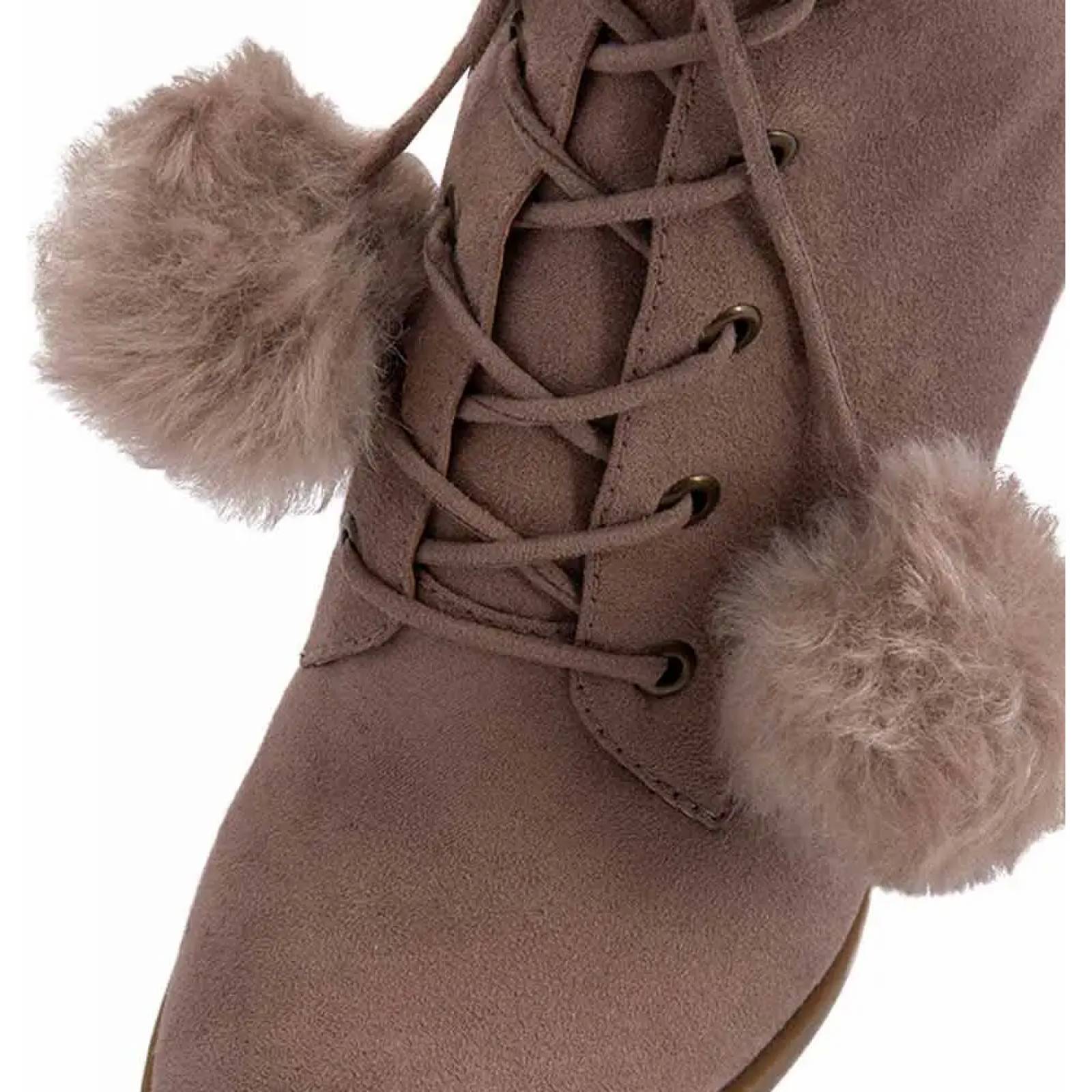 Bota vestir dama taupe Gloria Trevi modelo E27S