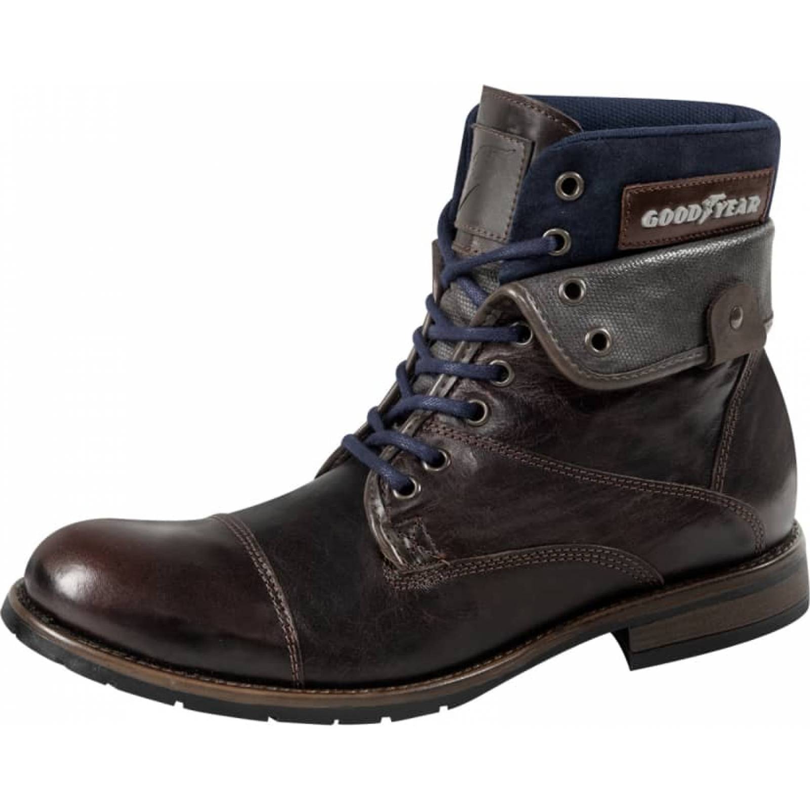Bota heavy caballero cafe Goodyear modelo 53HP