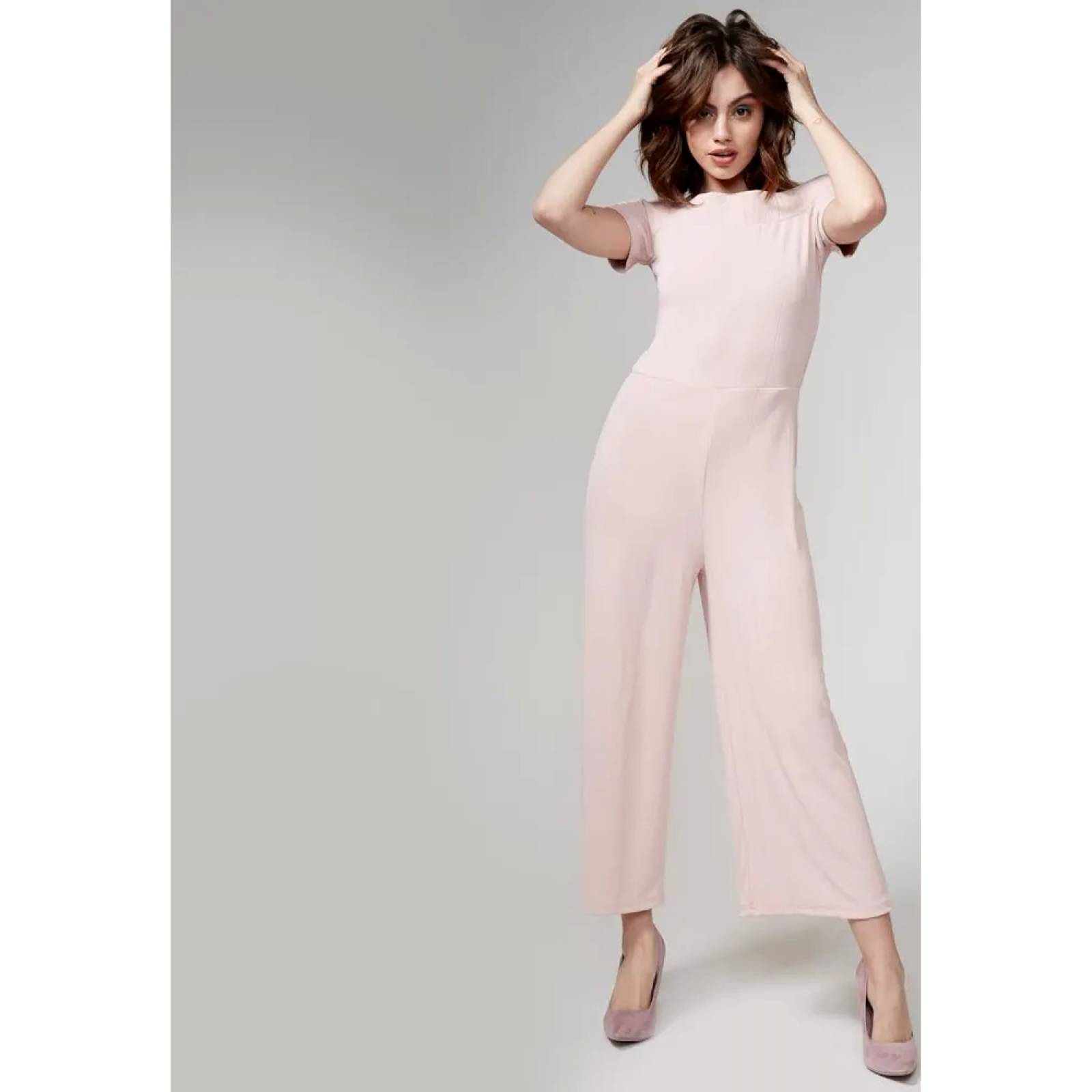 Palazzo/hot pants casual dama palo de rosa Holly Land modelo RI26