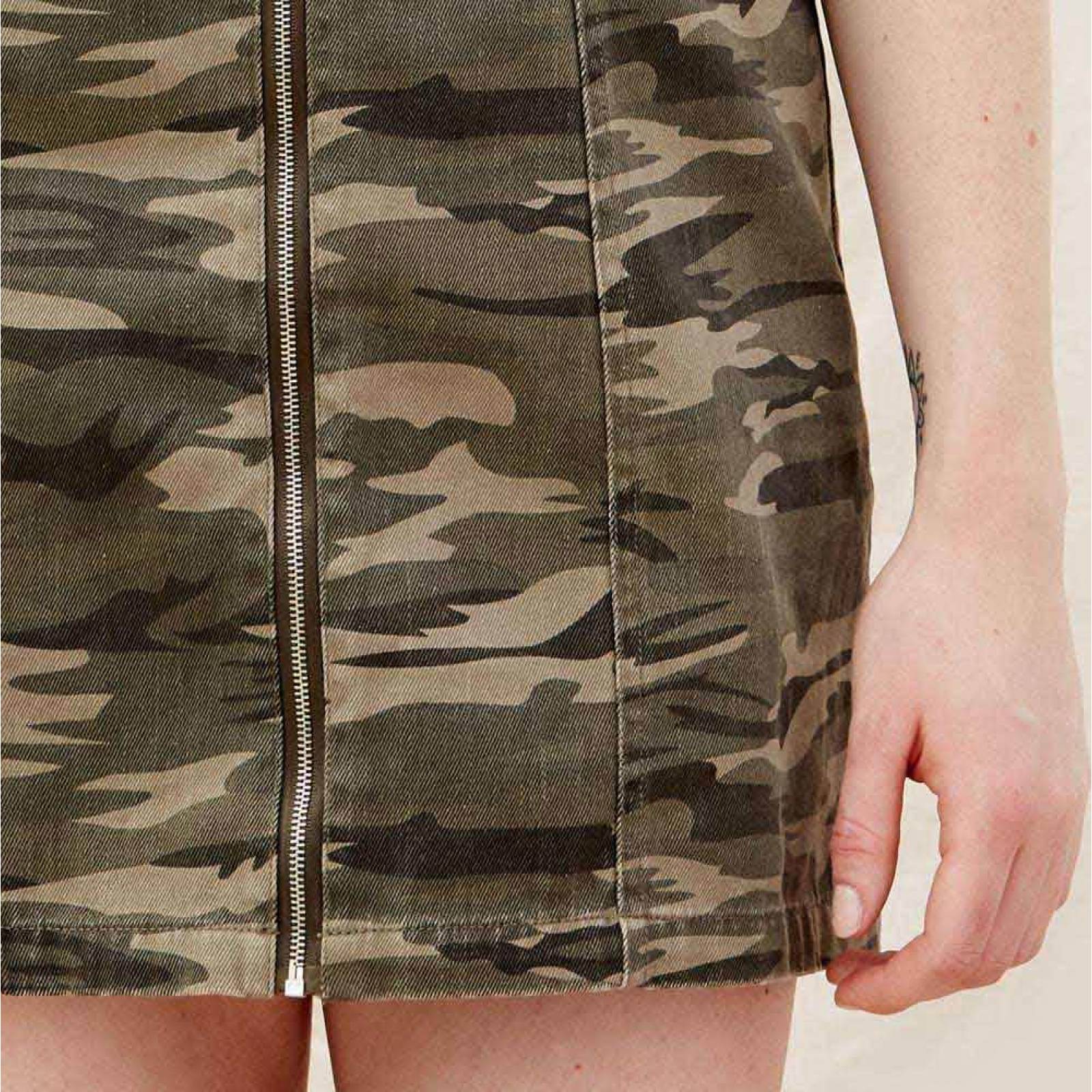 Overol/jumper casual dama verde Holly Land modelo MIL4