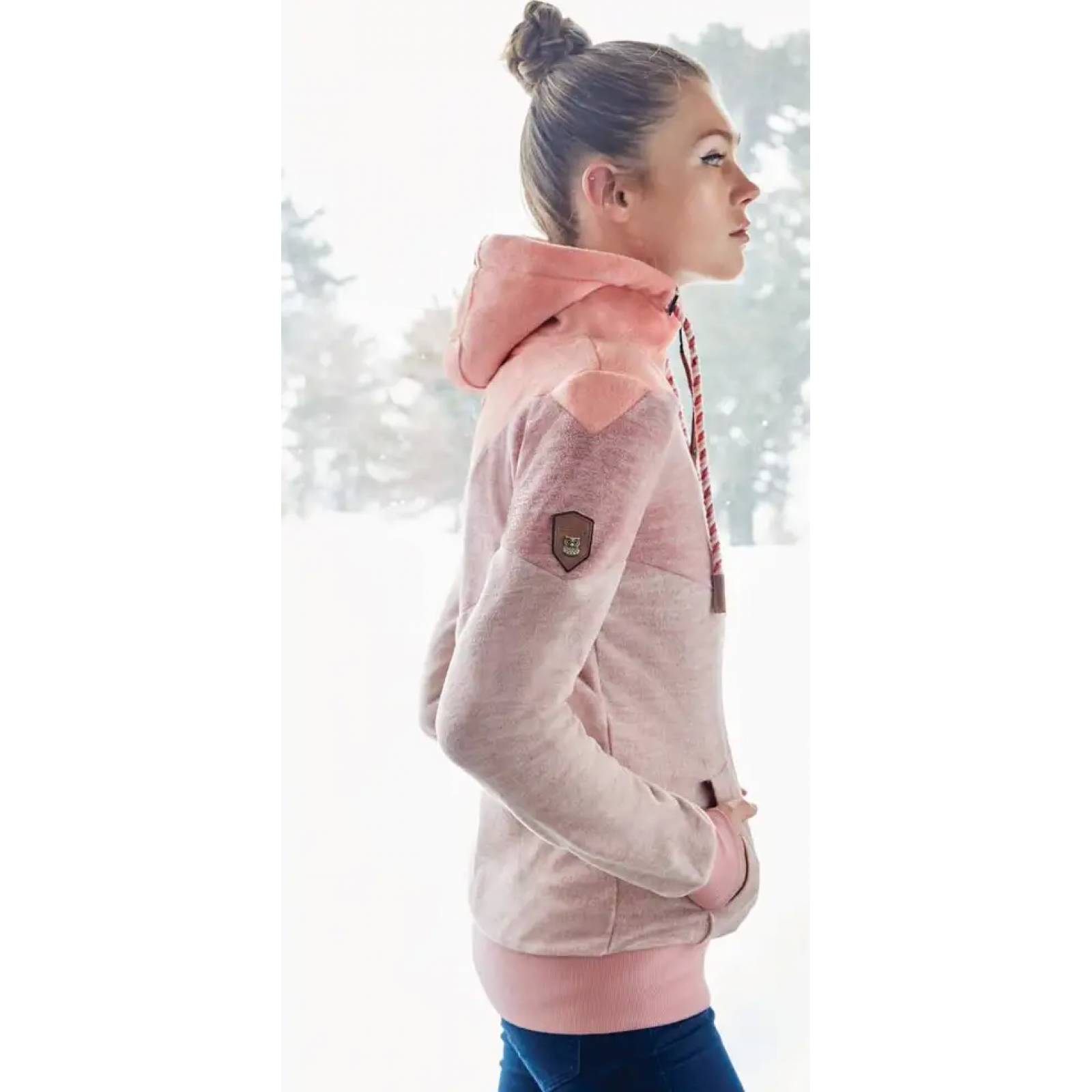 Sudadera casual dama rosa Holly Land modelo L28D