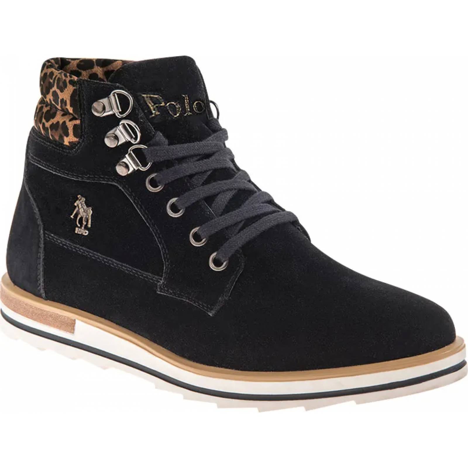 Bota hiker dama negro Hpc Polo modelo 1027