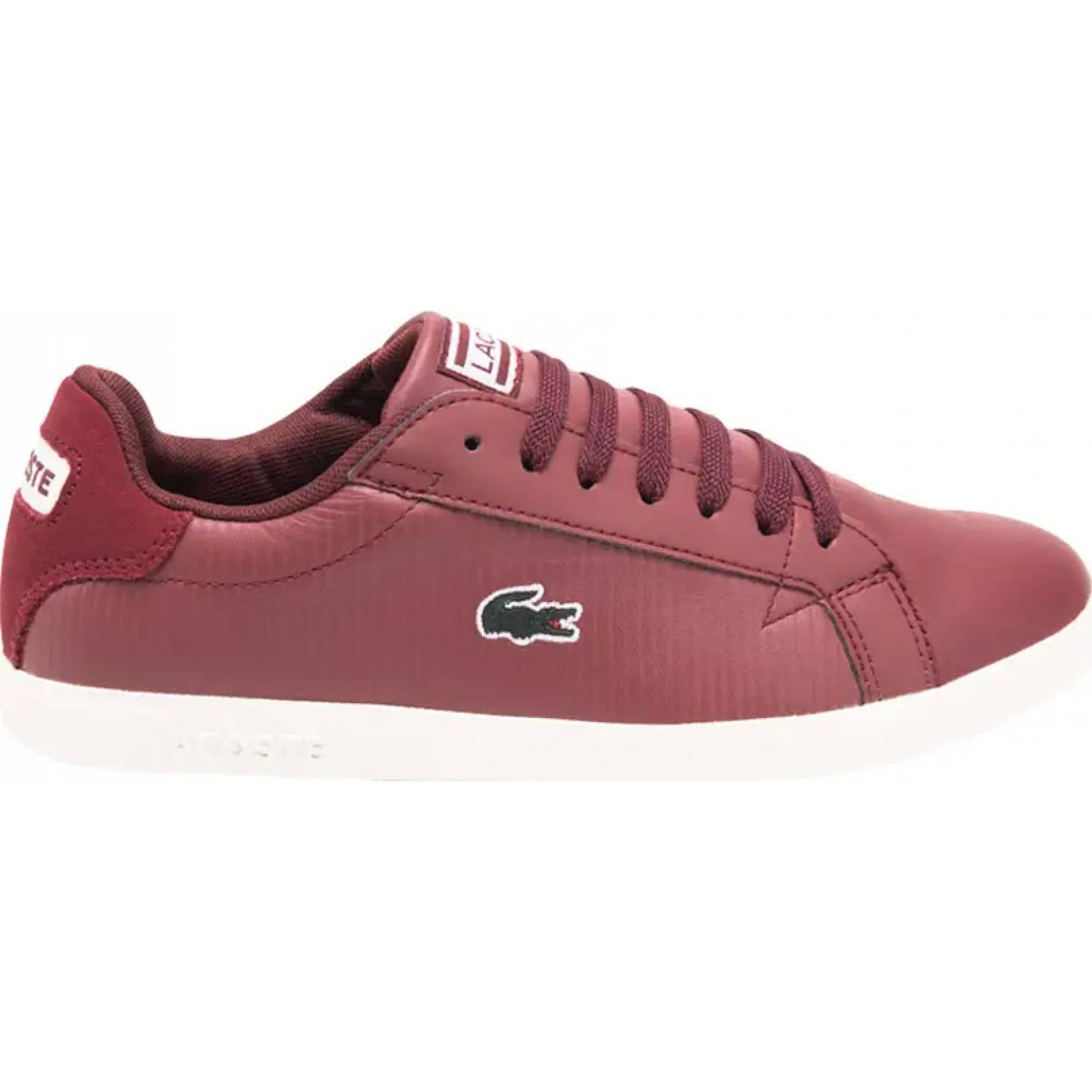 Choclo tenis casual urbano dama rojo Lacoste modelo 52P8