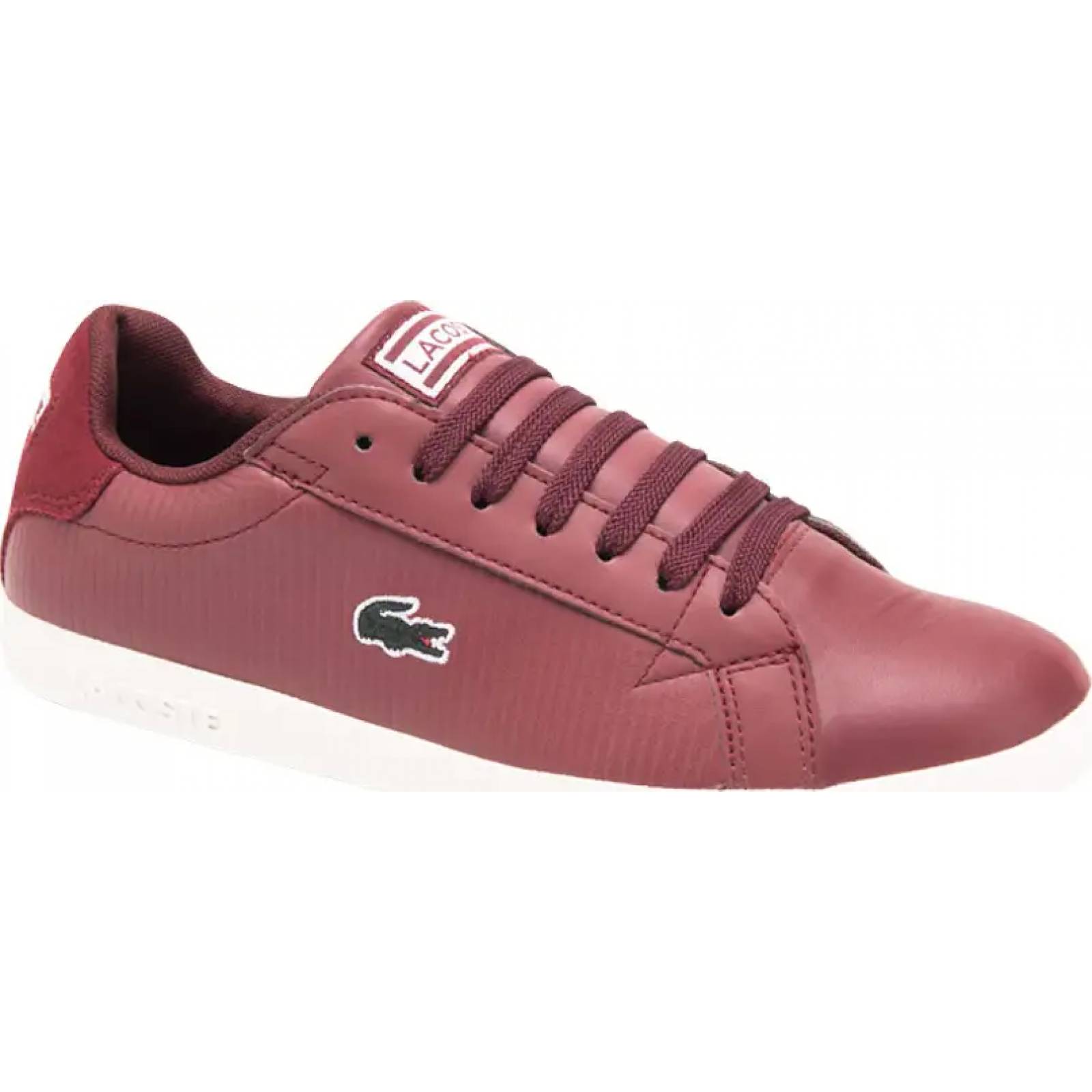 Choclo tenis casual urbano dama rojo Lacoste modelo 52P8
