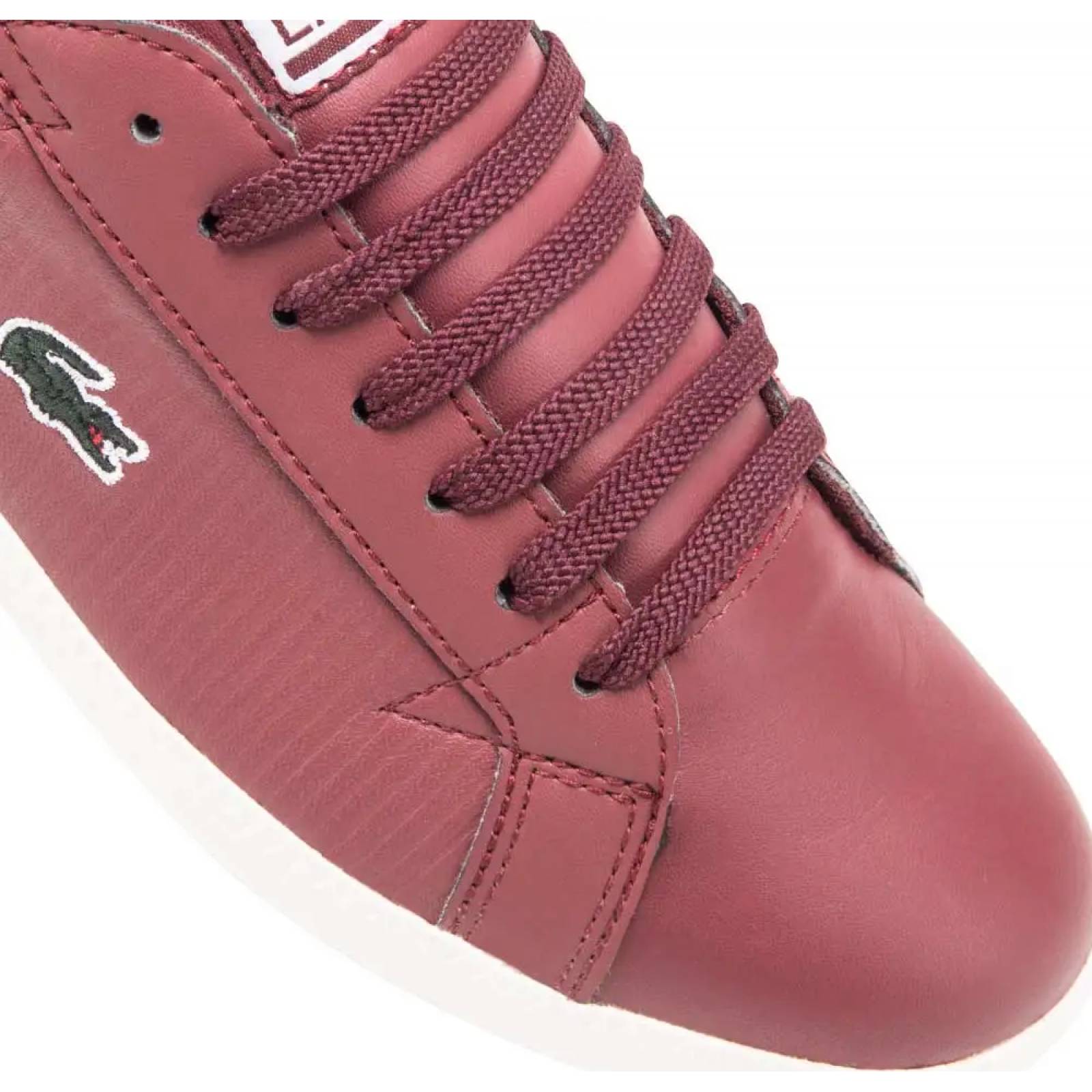 Choclo tenis casual urbano dama rojo Lacoste modelo 52P8