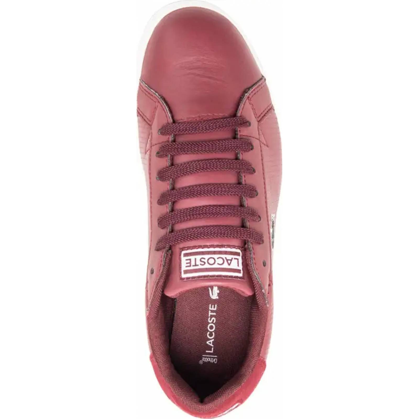 Choclo tenis casual urbano dama rojo Lacoste modelo 52P8