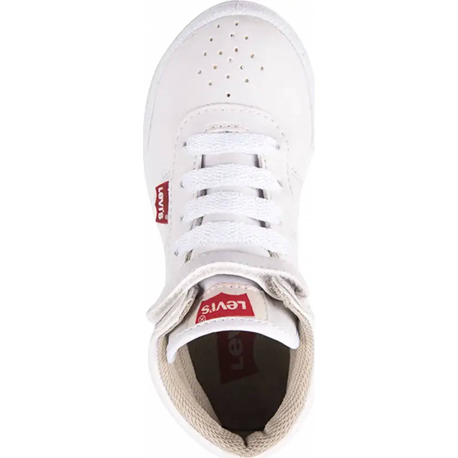 Bota tenis casual urbano niño blanco Levi's modelo 0257