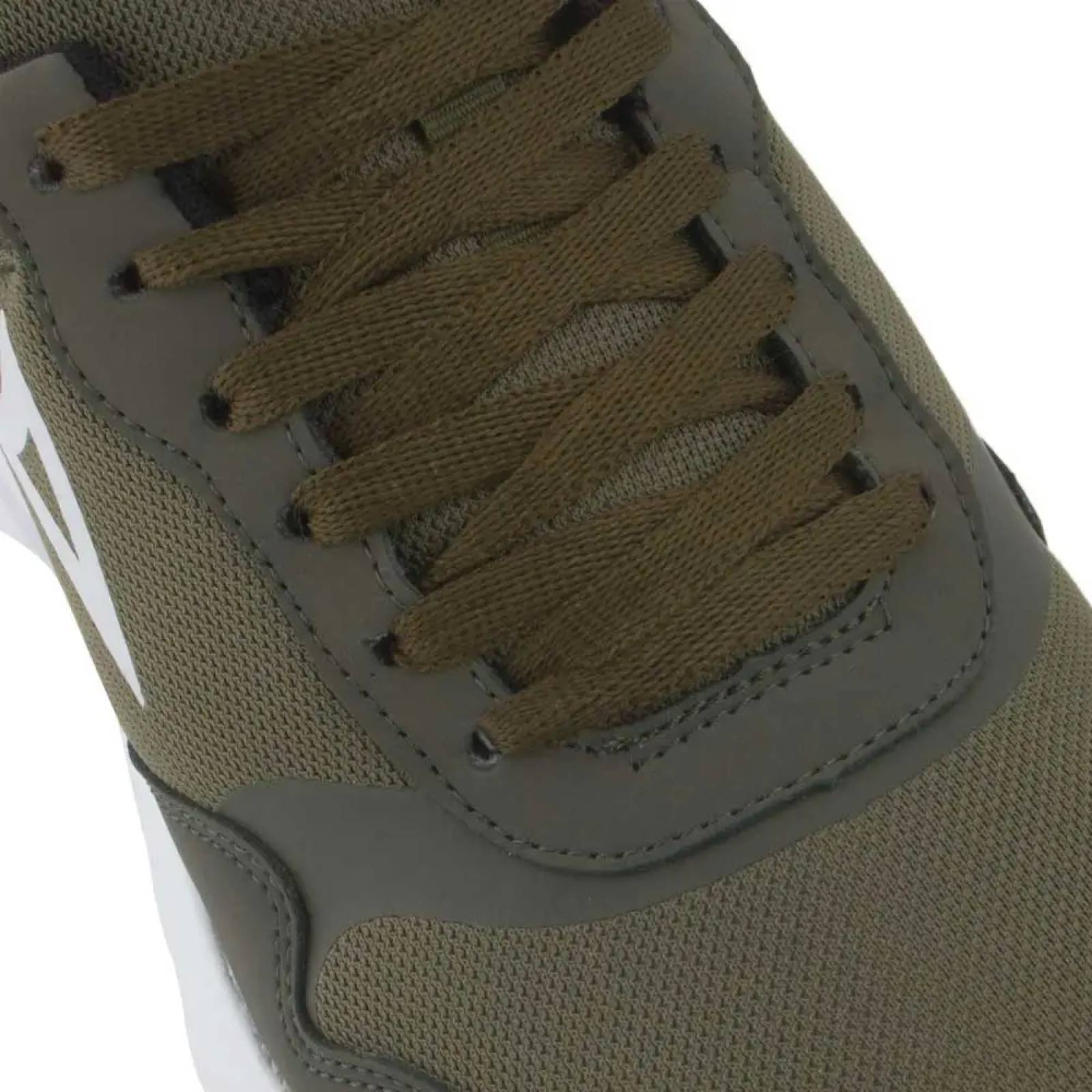 Correr tenis deportivo caballero verde olivo Pirma Brasil modelo 5014