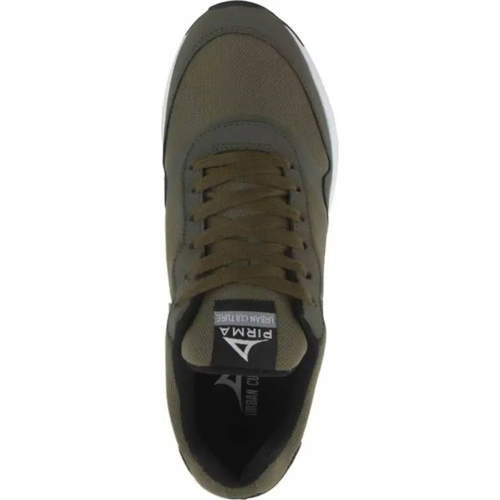 Correr tenis deportivo caballero verde olivo Pirma Brasil modelo 5014