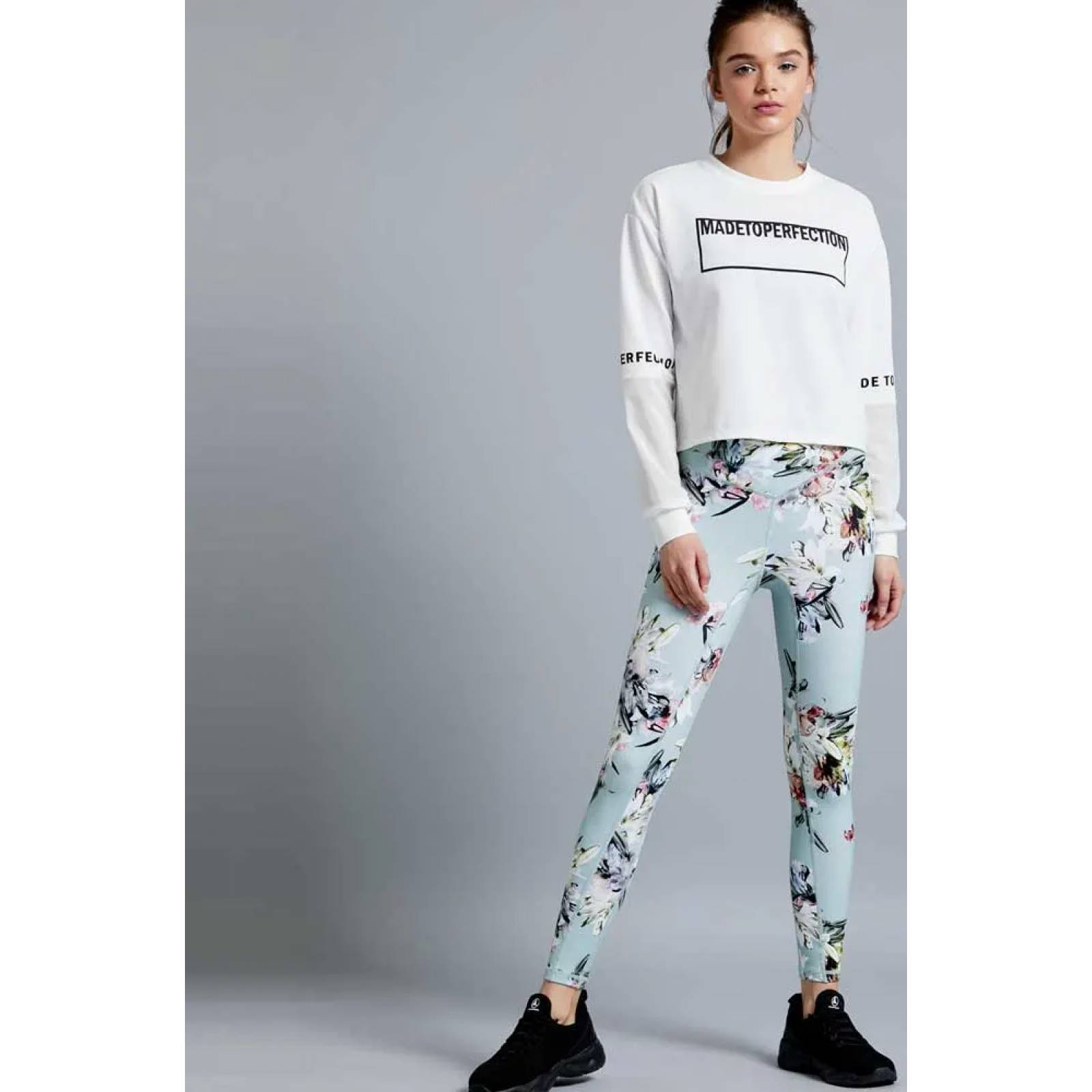 Leggings deportiva dama verde Prokennex modelo 1P01