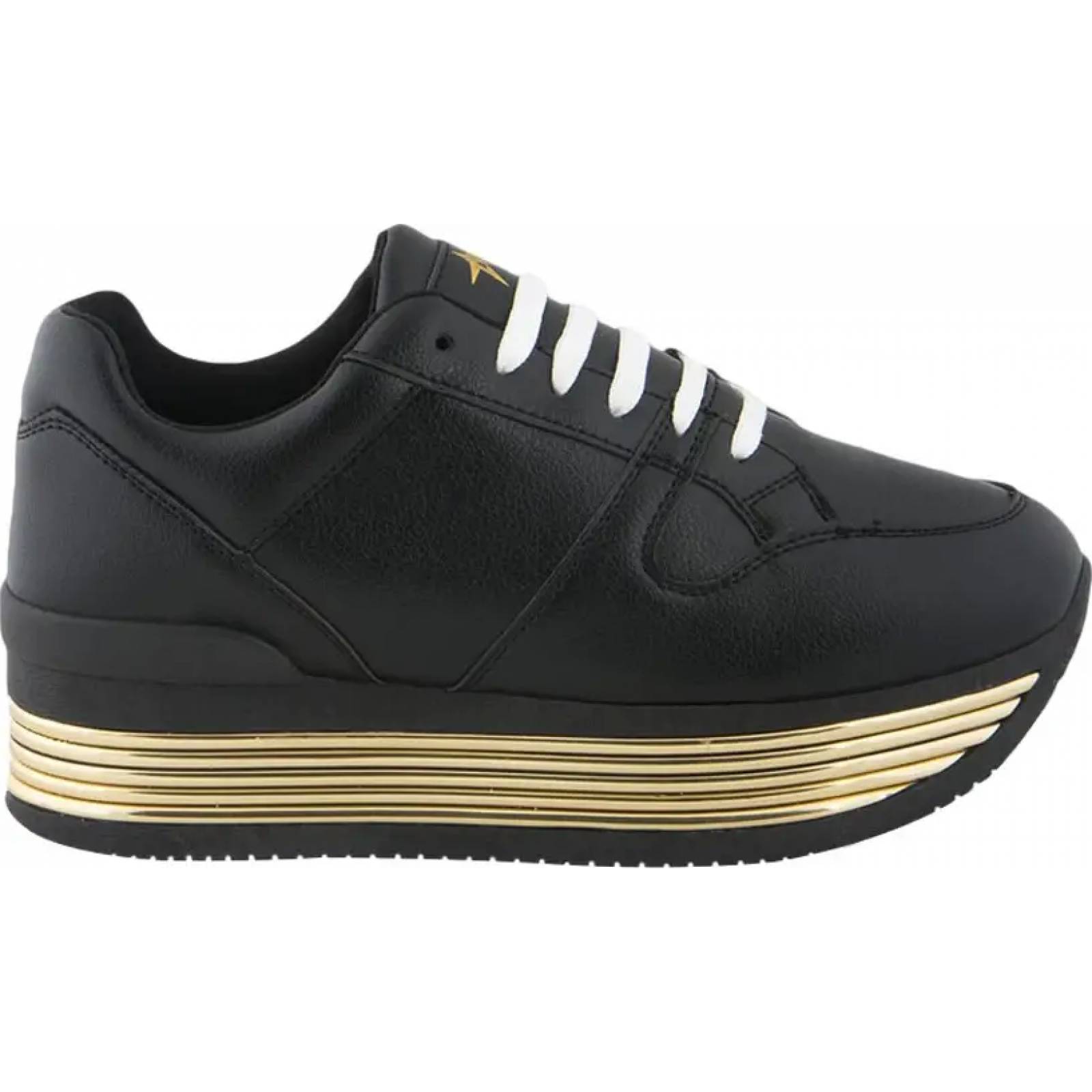 Choclo tenis casual urbano dama negro Gloria Trevi modelo 701A