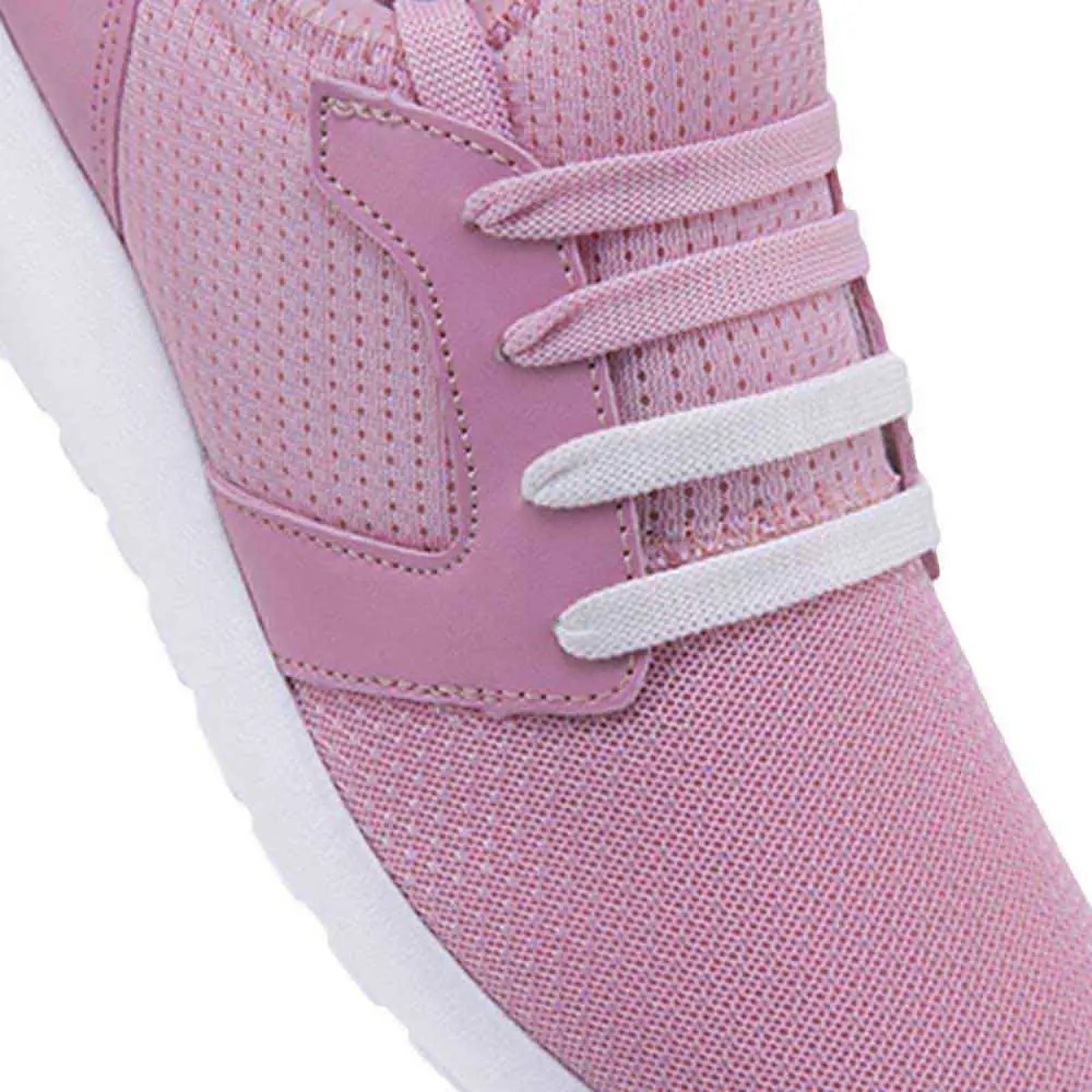 Choclo tenis casual urbano dama rosa Pink By Price Shoes modelo 376W