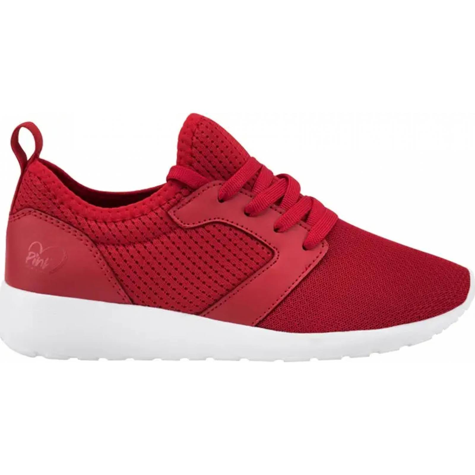 Choclo tenis casual urbano dama rojo Pink By Price Shoes modelo 376W
