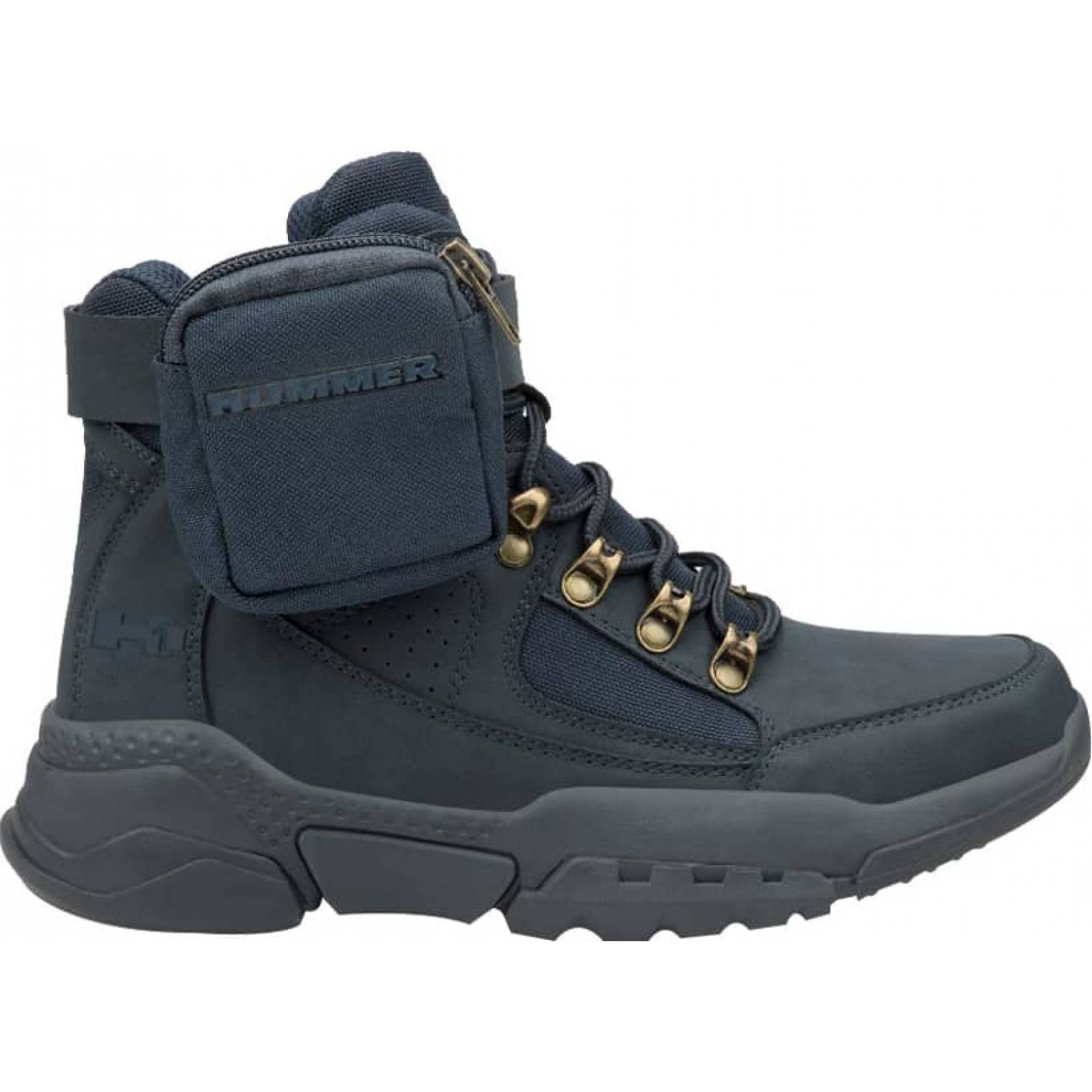 Bota hiker dama azul marino Hummer modelo 2677