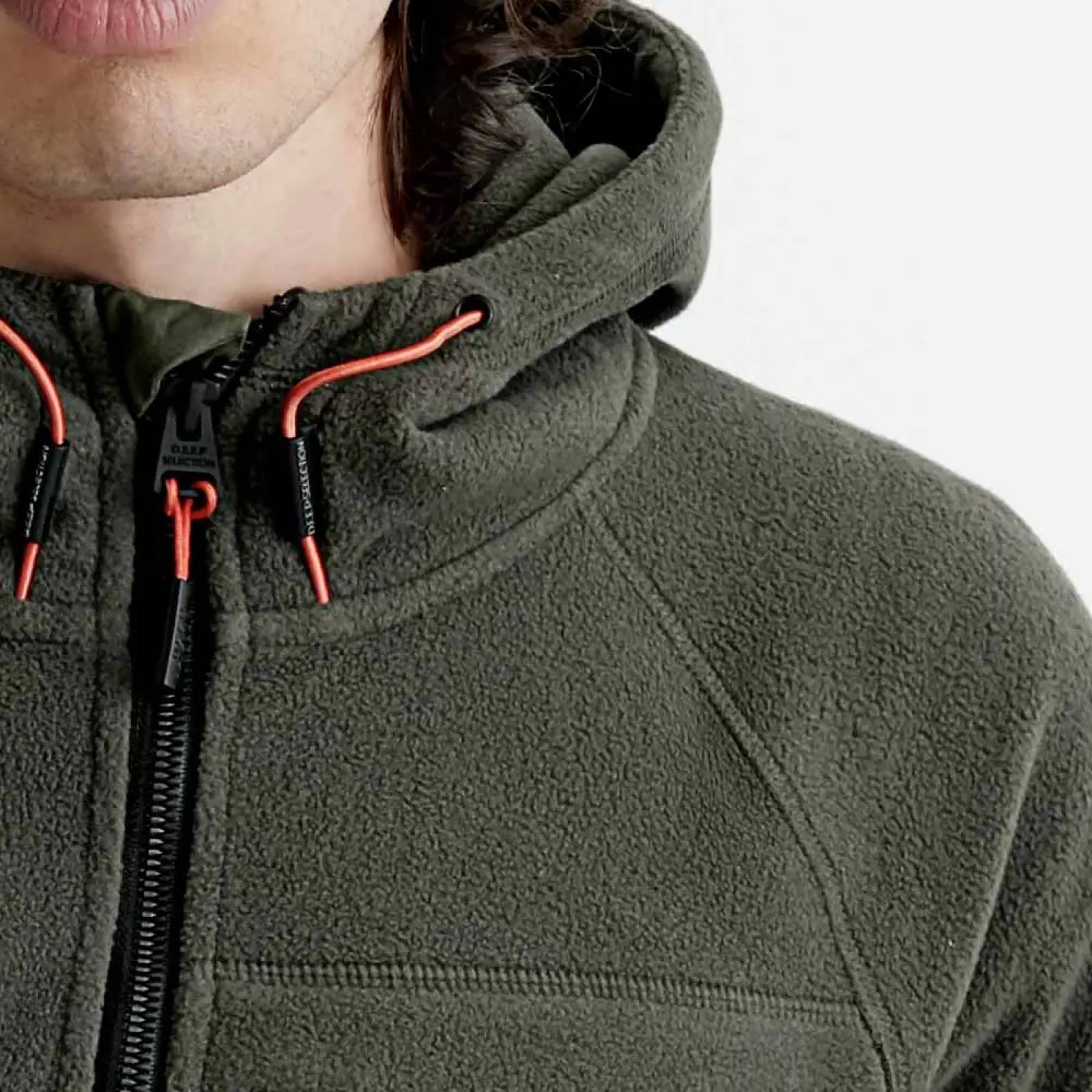 Sudadera abrigadora caballero verde olivo D.e.e.p Selection modelo 5136