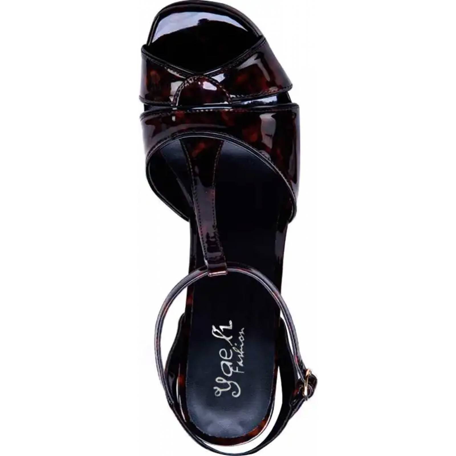 Sandalia vestir dama cafe Yaeli Fashion modelo 6803