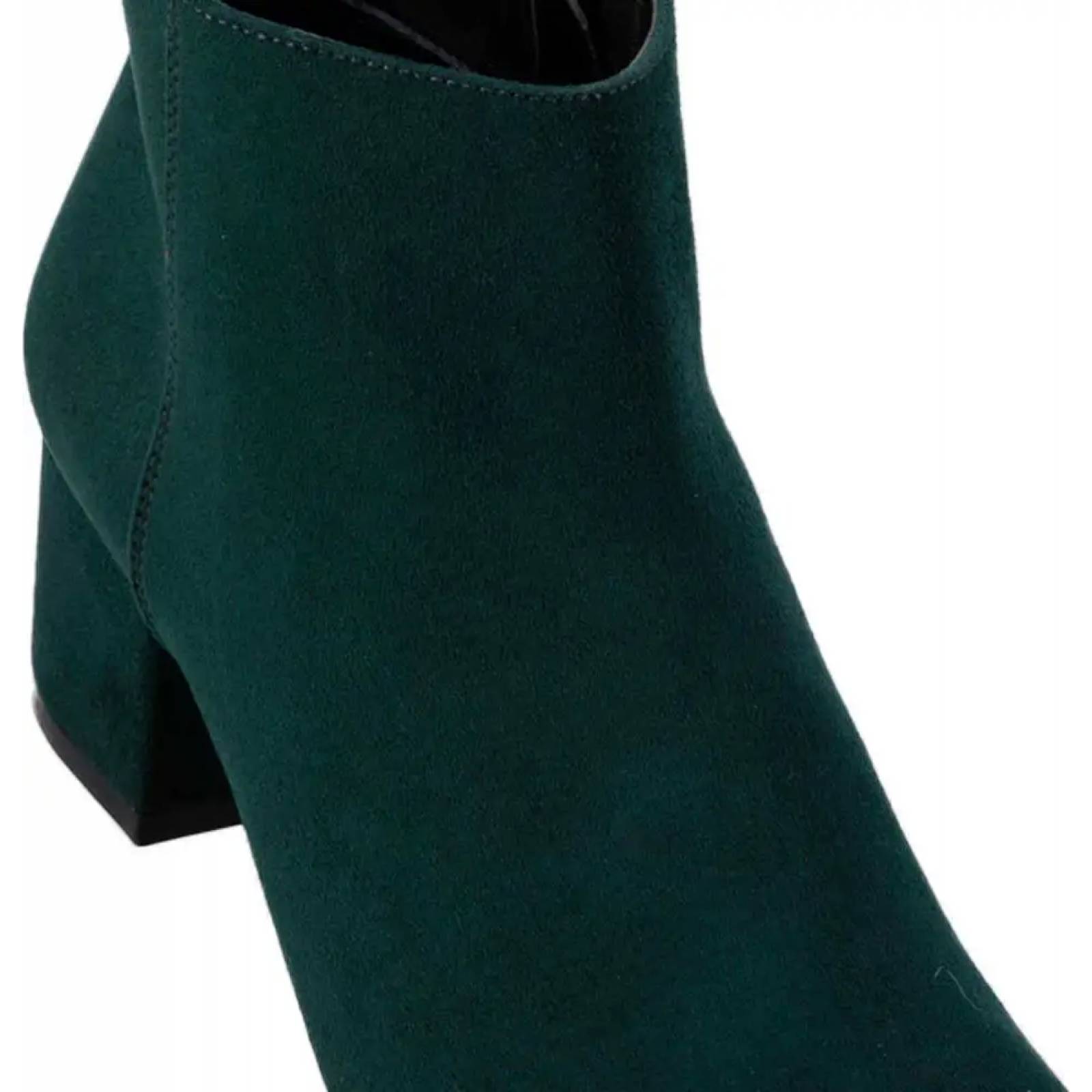 Bota vestir dama verde Yaeli modelo 4901