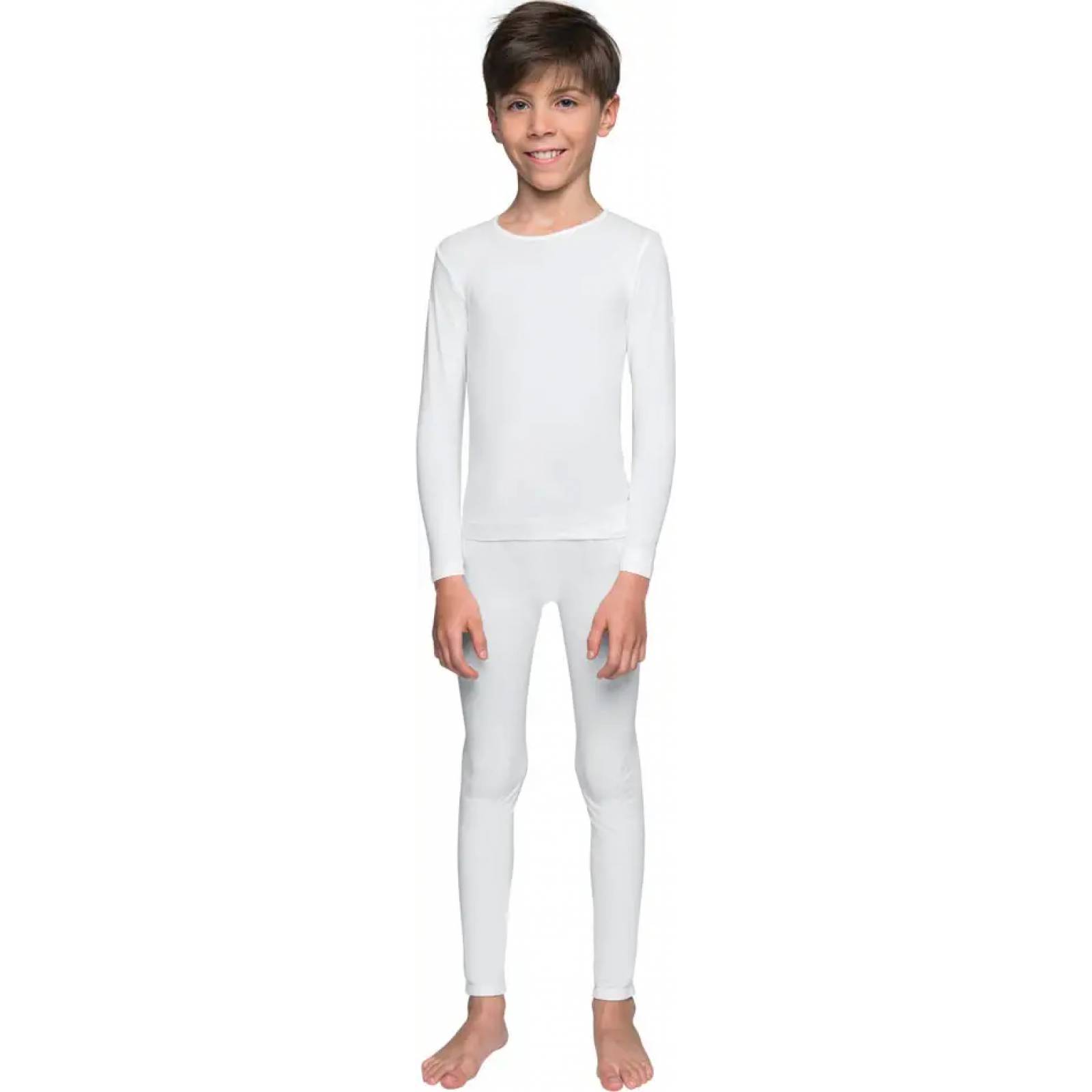 Playera interior niño blanco Active Fit modelo 0016