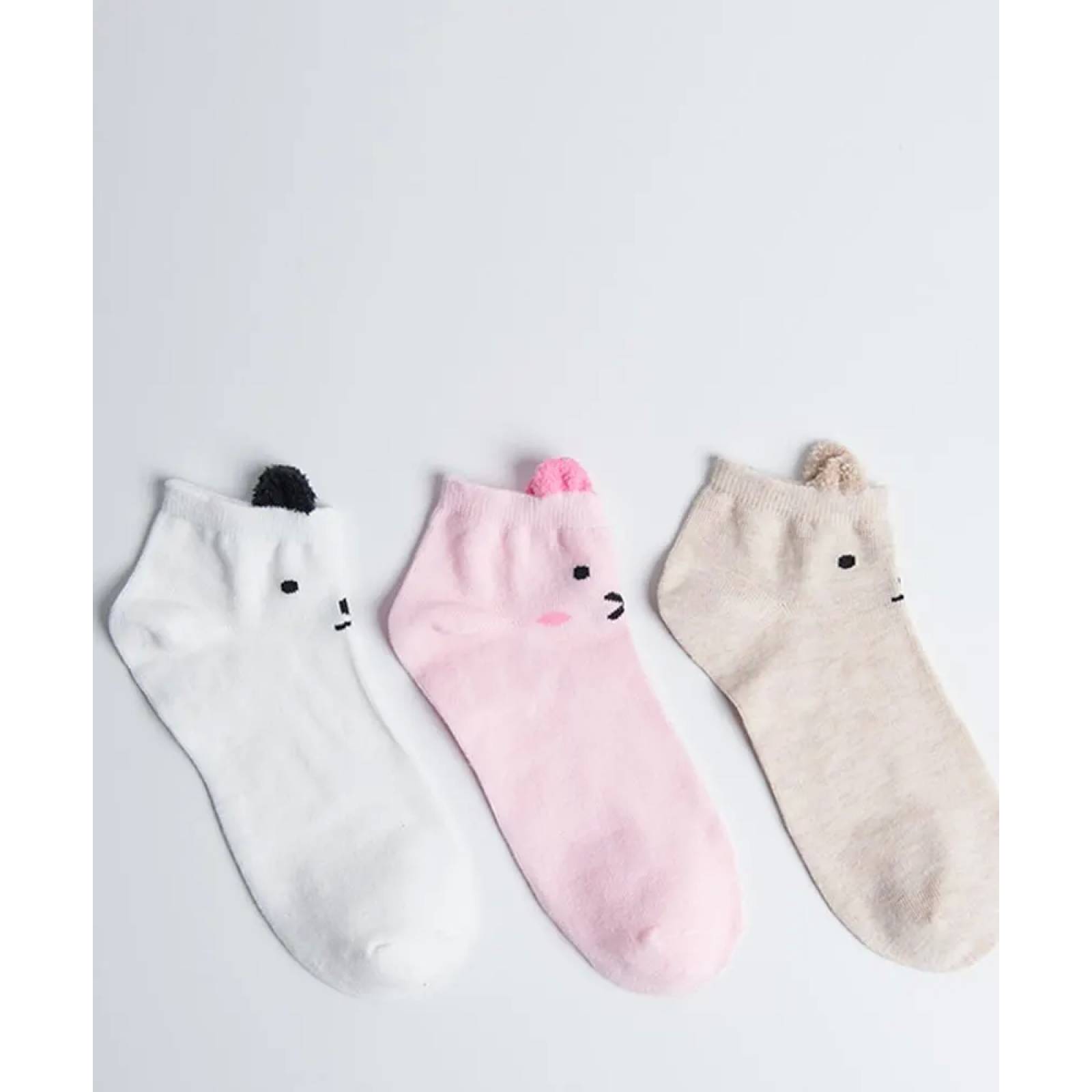 Calcetas interior dama multicolor Holly Land modelo KM10