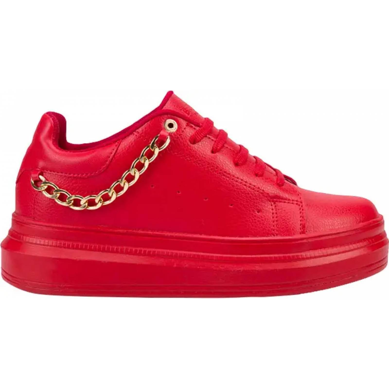 Choclo tenis casual urbano dama rojo Belinda Peregrin modelo 504