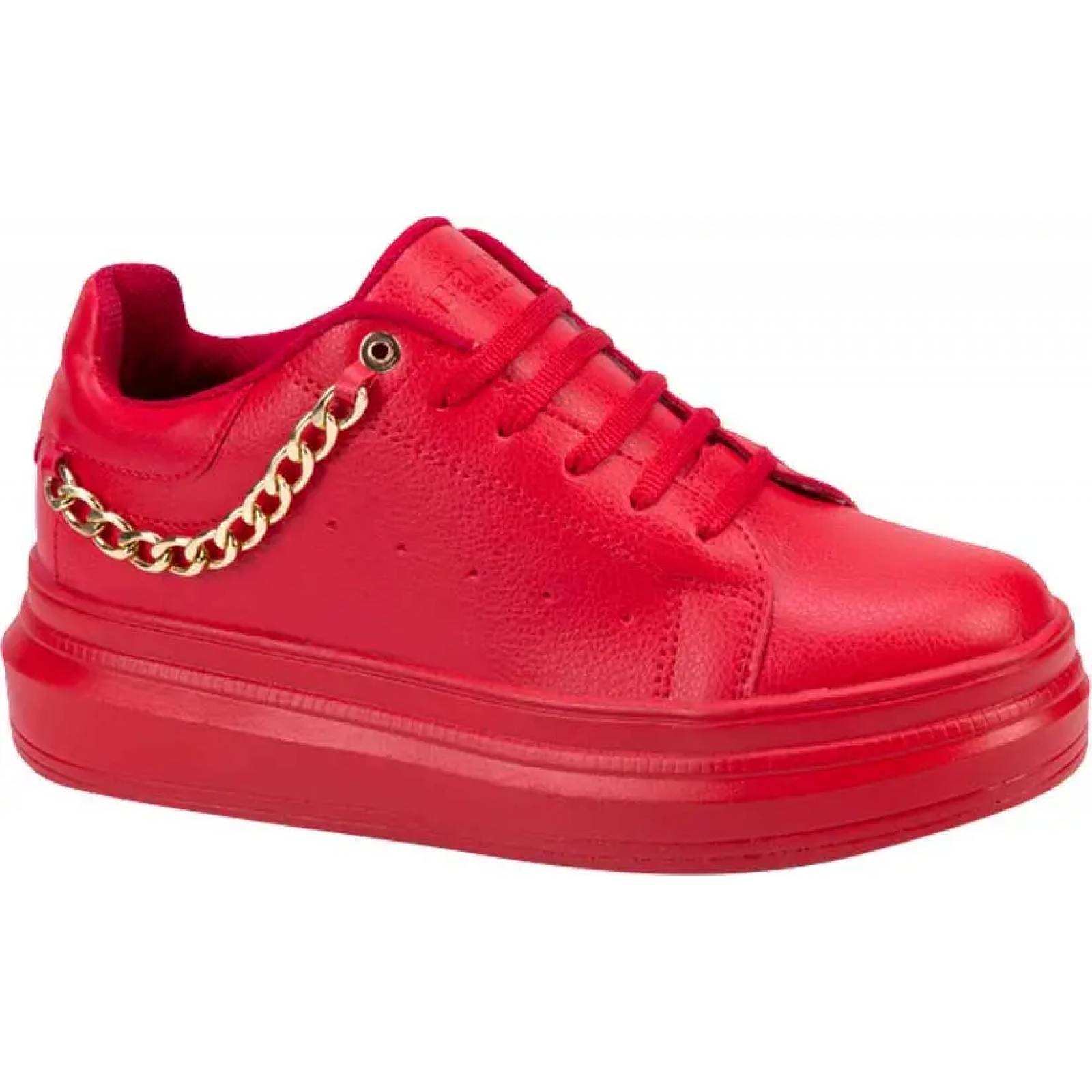 Choclo tenis casual urbano dama rojo Belinda Peregrin modelo 504