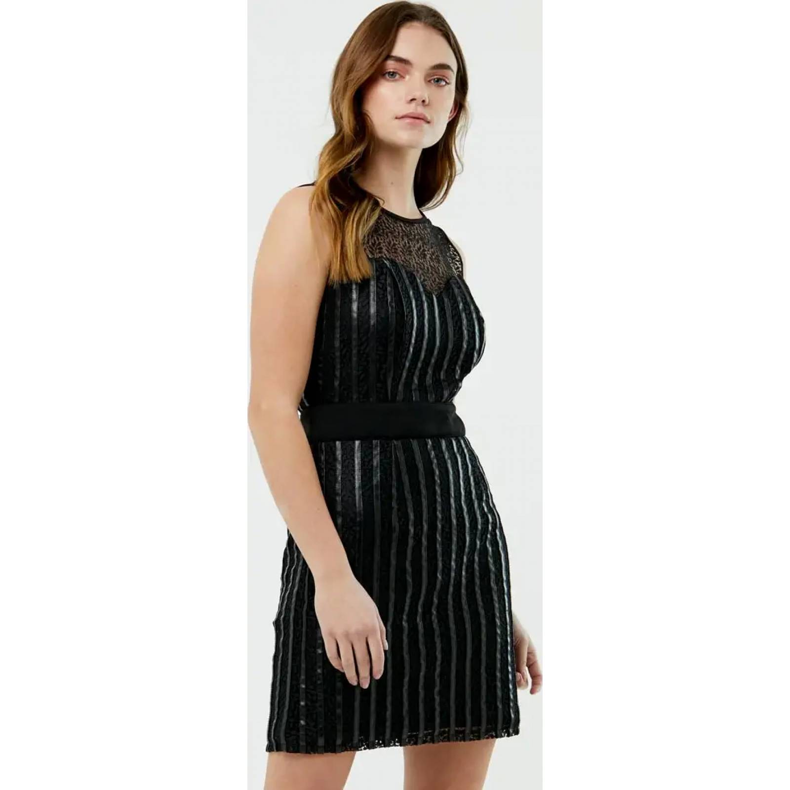 Vestido de vestir (formal) dama negro Gloria Trevi modelo G53P