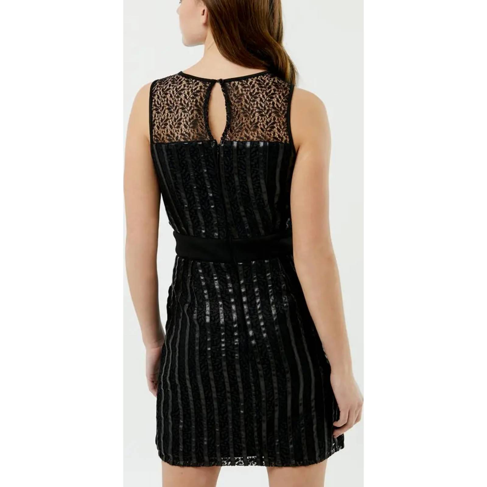 Vestido de vestir (formal) dama negro Gloria Trevi modelo G53P