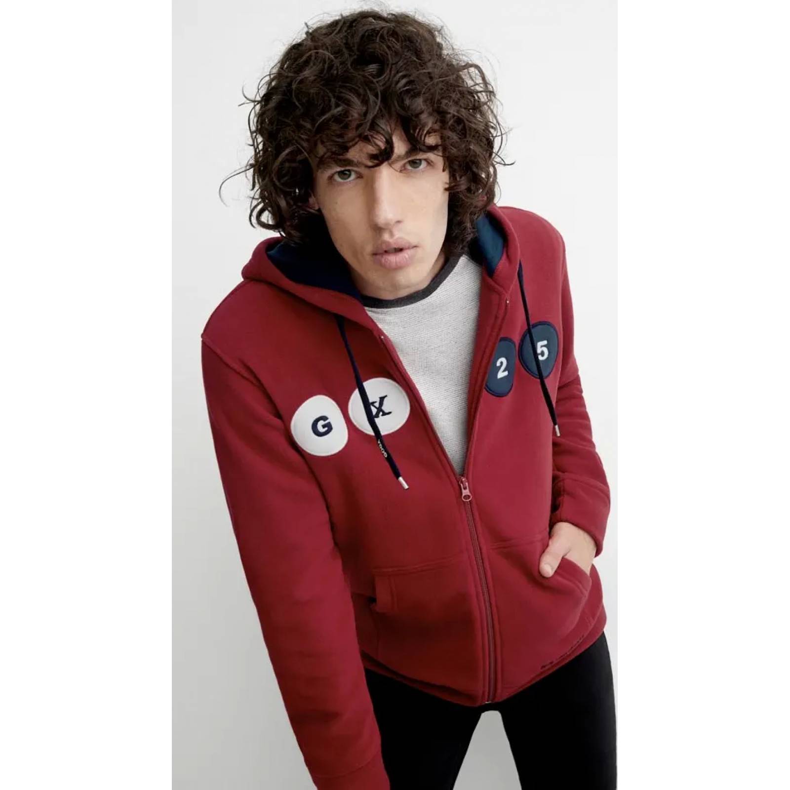 Sudadera abrigadora caballero rojo Goga modelo 1279