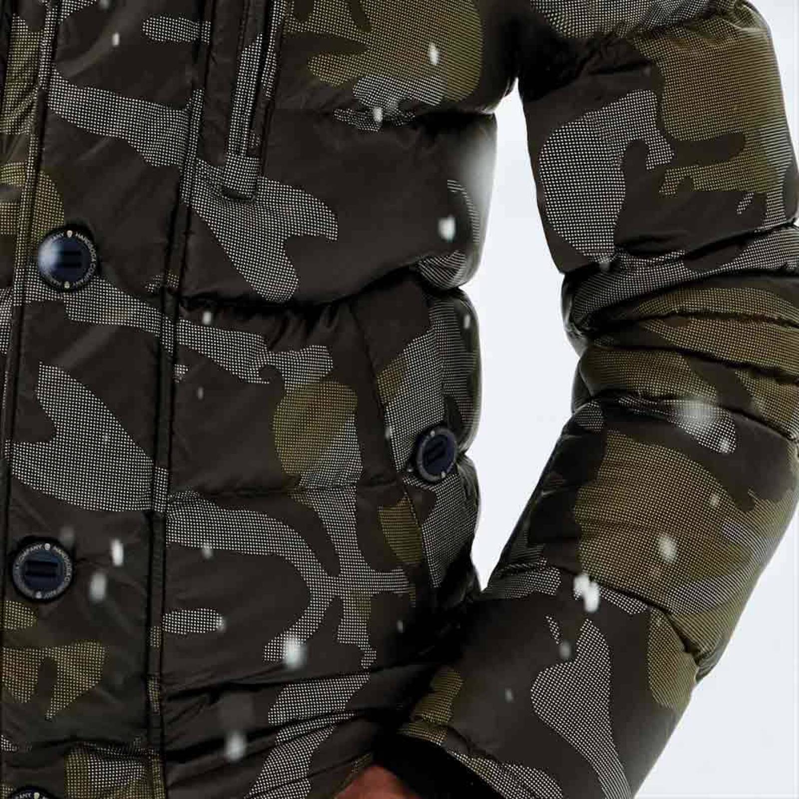 Chamarra abrigadora caballero cafe Hard Soda modelo 4177